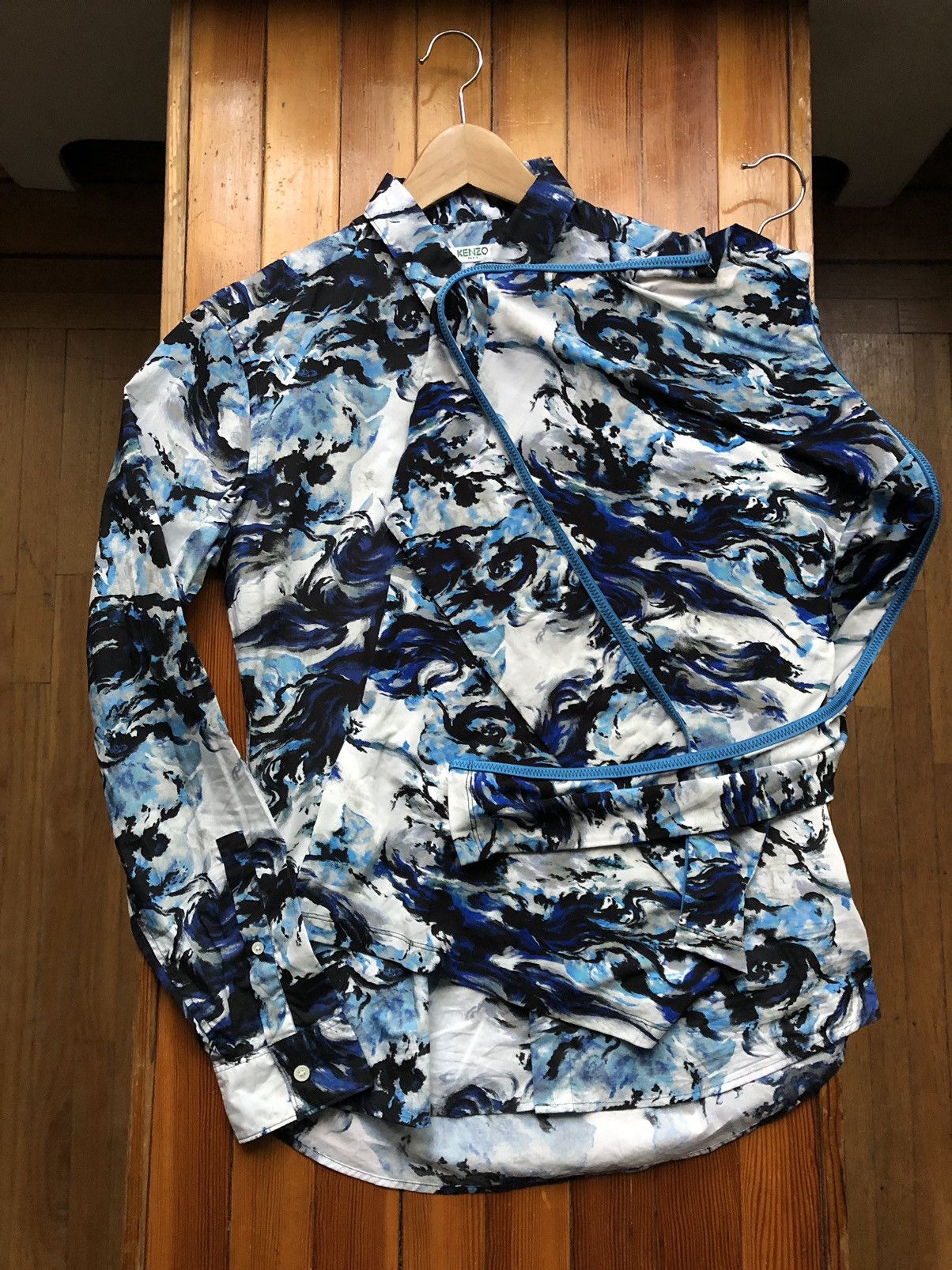 Kenzo Kenzo World Clouds Print Shirt Set Size US M / EU 48-50 / 2 - 3 Thumbnail