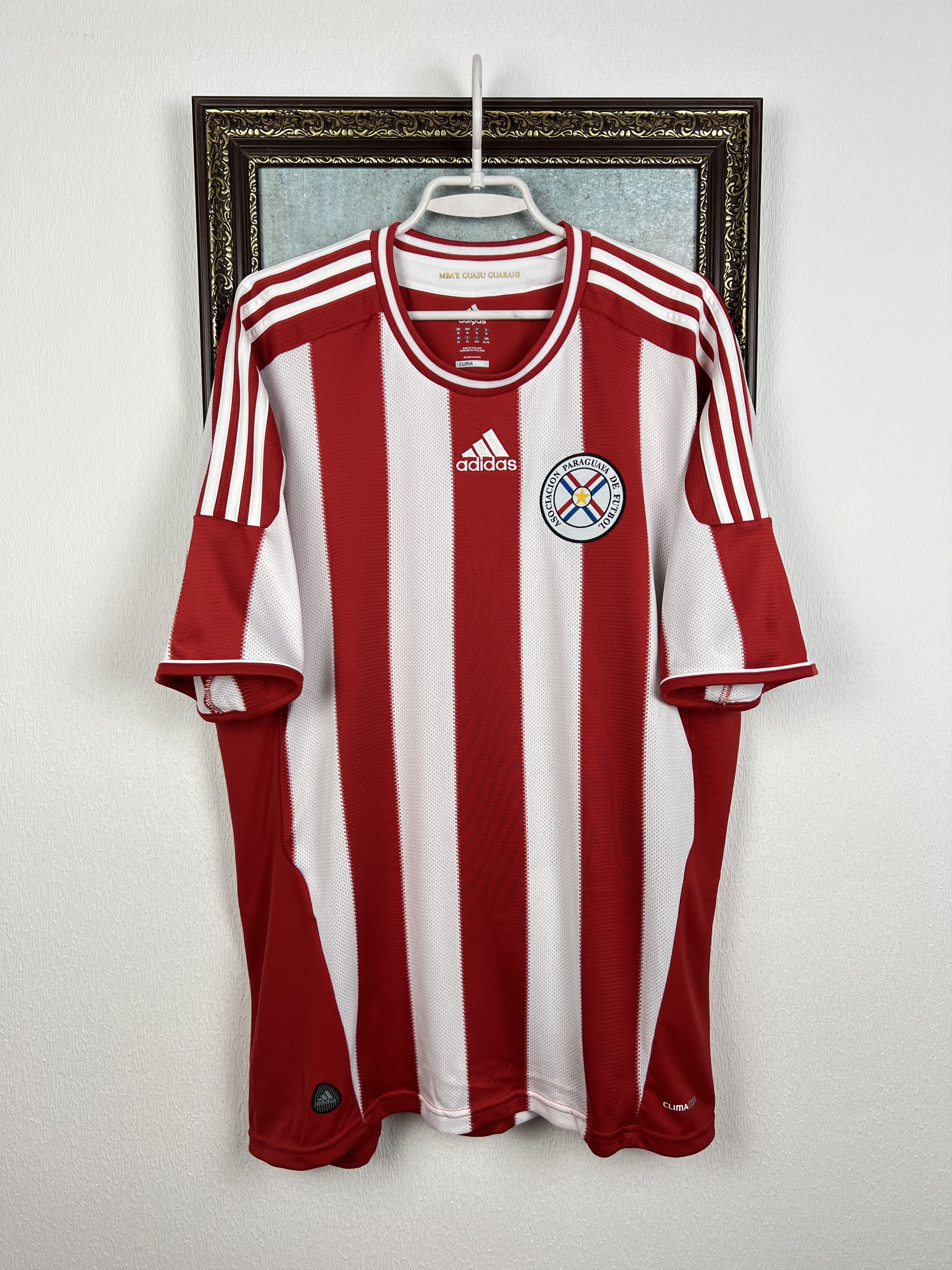 Paraguay Home football shirt 2011 Soccer Jersey Trikot Rare