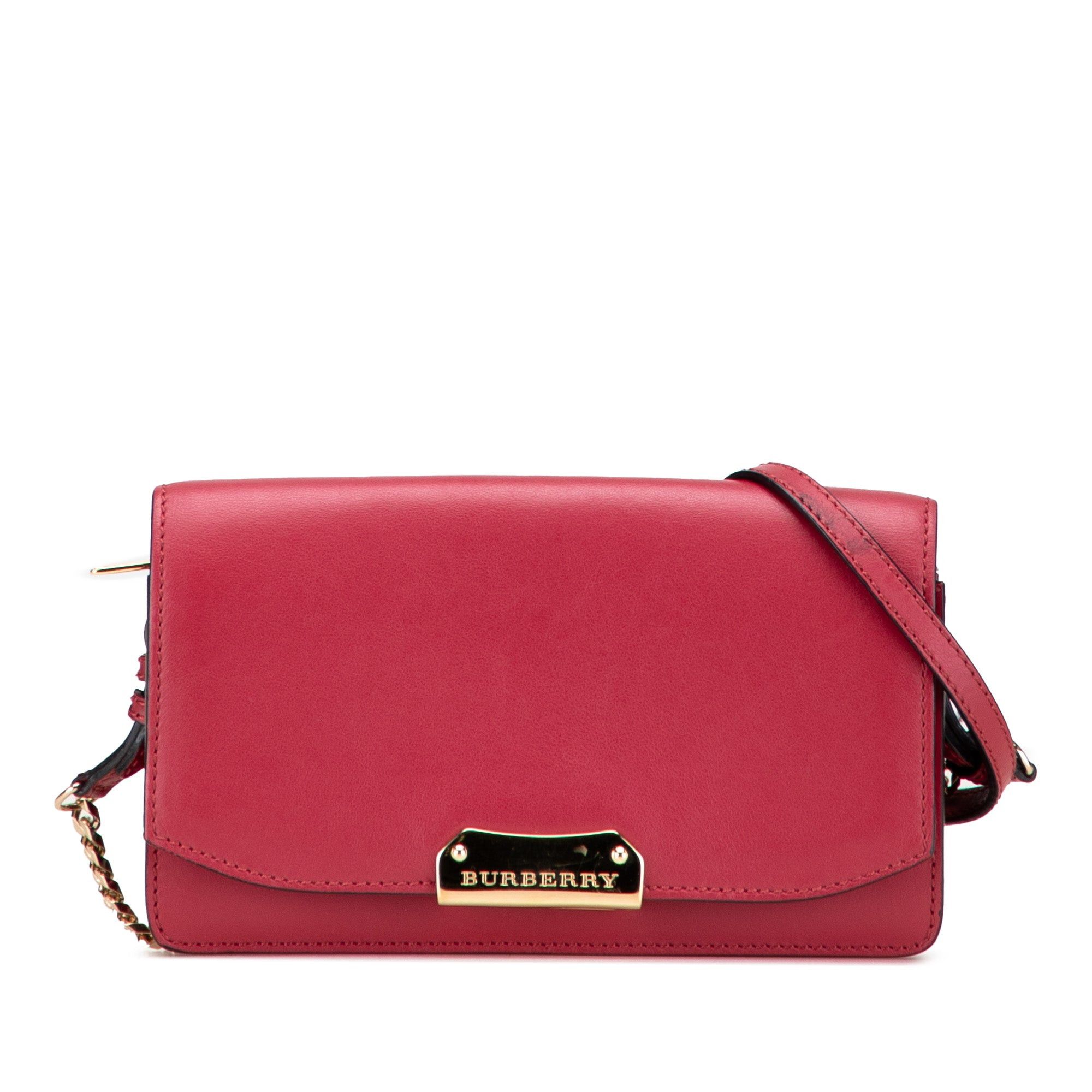 Burberry Leather Madison Wallet On Chain Size ONE SIZE - 1 Thumbnail