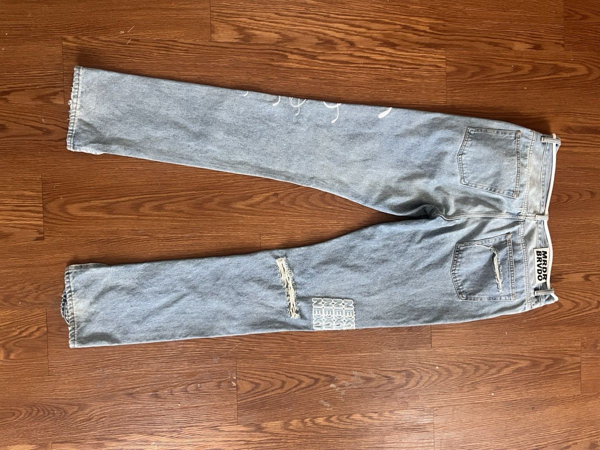 Off-White BRAVADO OFF - WHITE RHINESTONE DENIM Size US 34 / EU 50 - 5 Thumbnail