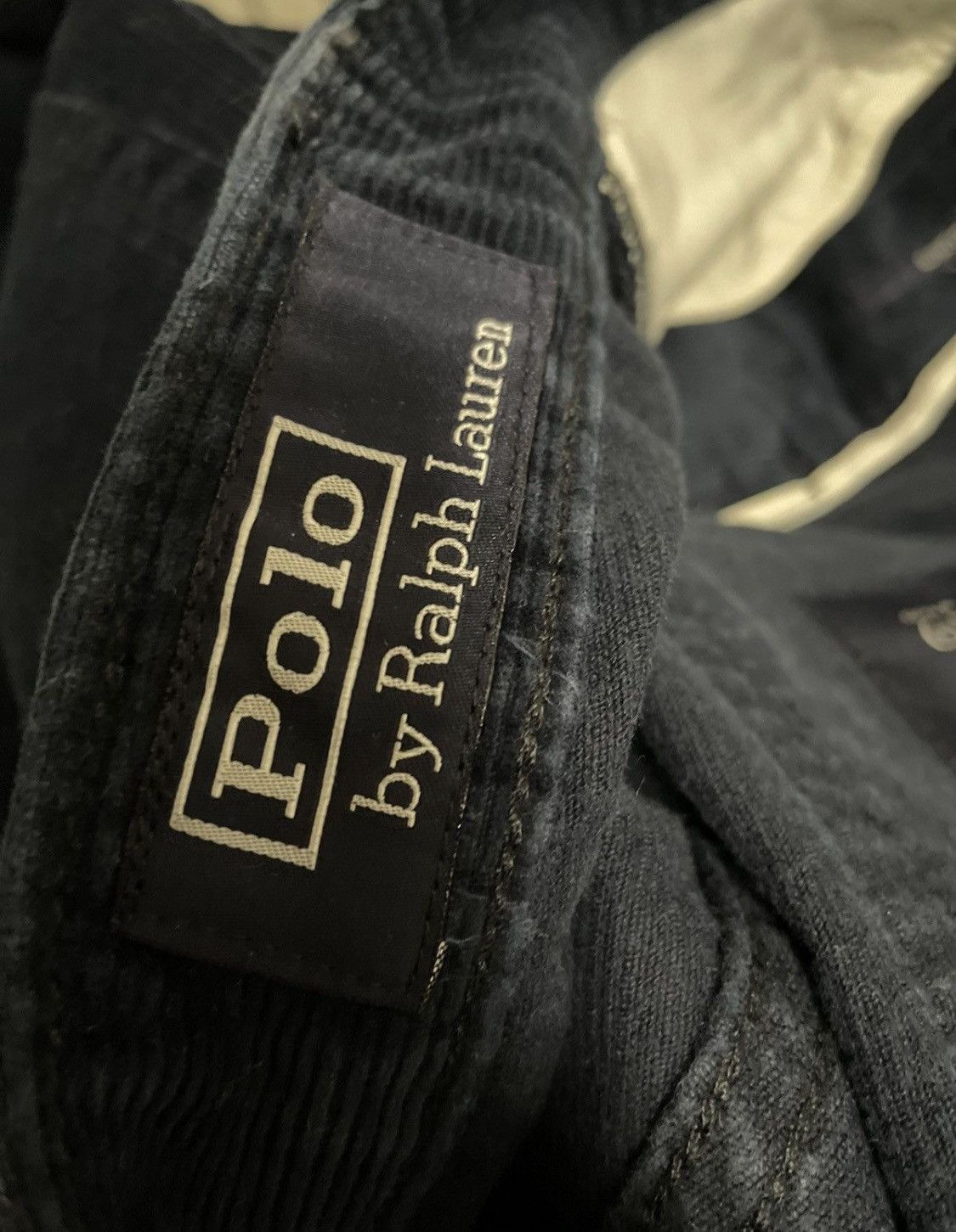 Polo Ralph Lauren × Ralph Lauren × Vintage Ralph Lauren Vintage Dark Blue Velvet Pants Size US 32 / EU 48 - 8 Thumbnail