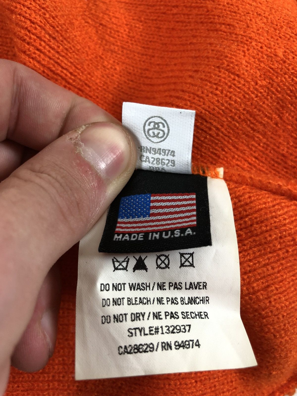 Stussy Stussy orange hat Size ONE SIZE - 6 Thumbnail