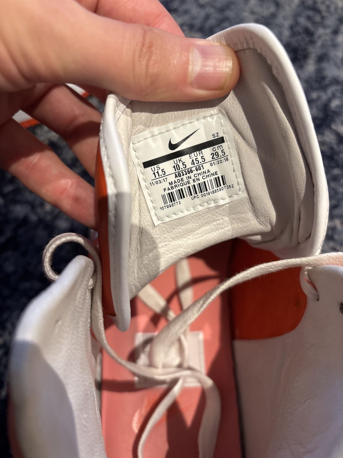 Nike × Riccardo Tisci Ricardo Tisci Air Force 1 Size US 11.5 / EU 44-45 - 7 Thumbnail