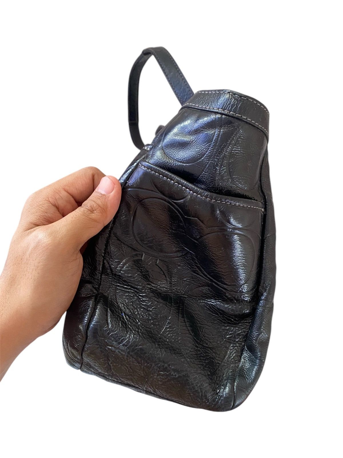 Coach VINTAGE COACH LEATHER HANDBAG Size ONE SIZE - 5 Thumbnail