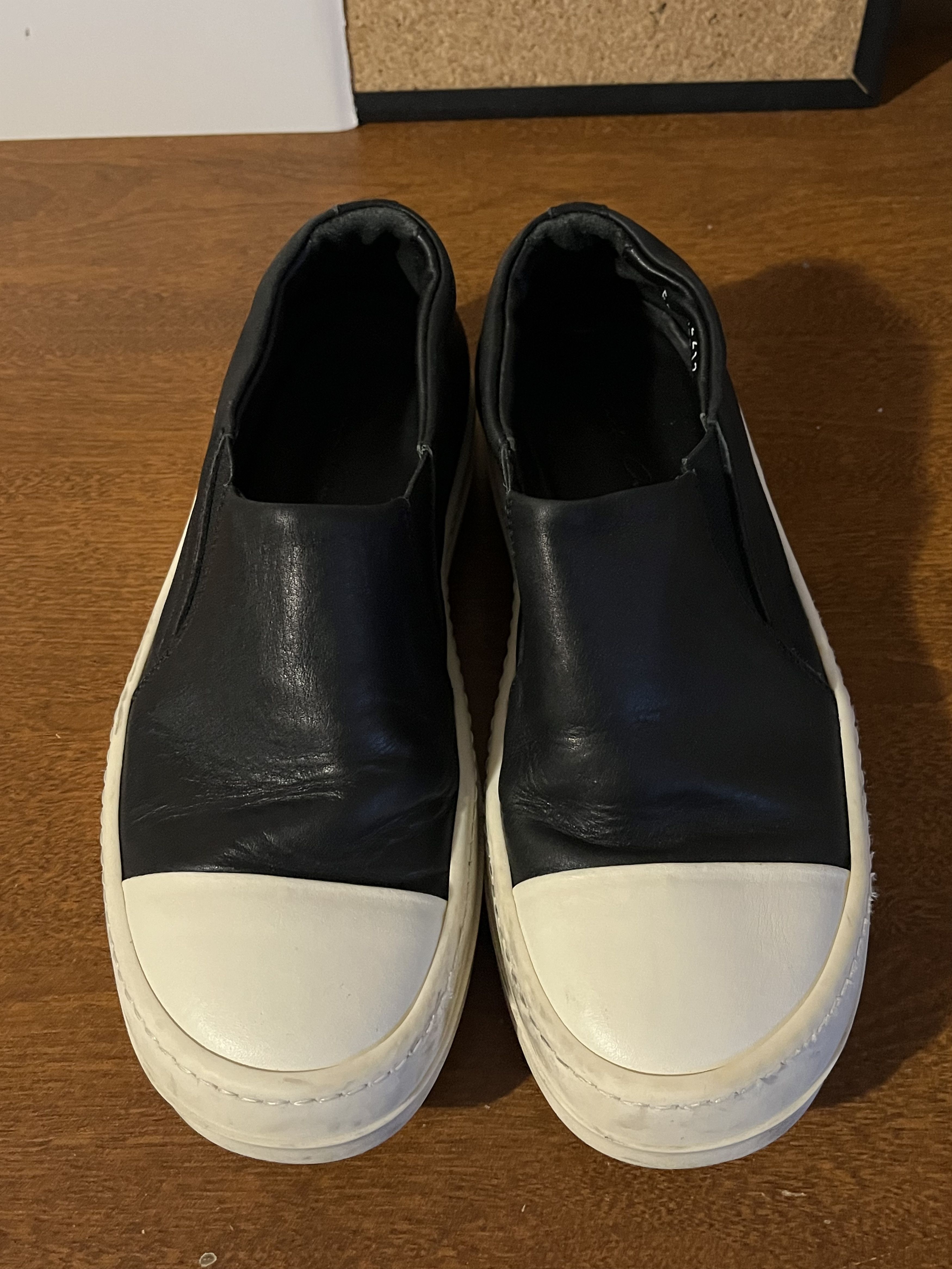 Rick Owens Rick Owens leather slip on sneakers Size US 5 / IT 35 - 2 Thumbnail