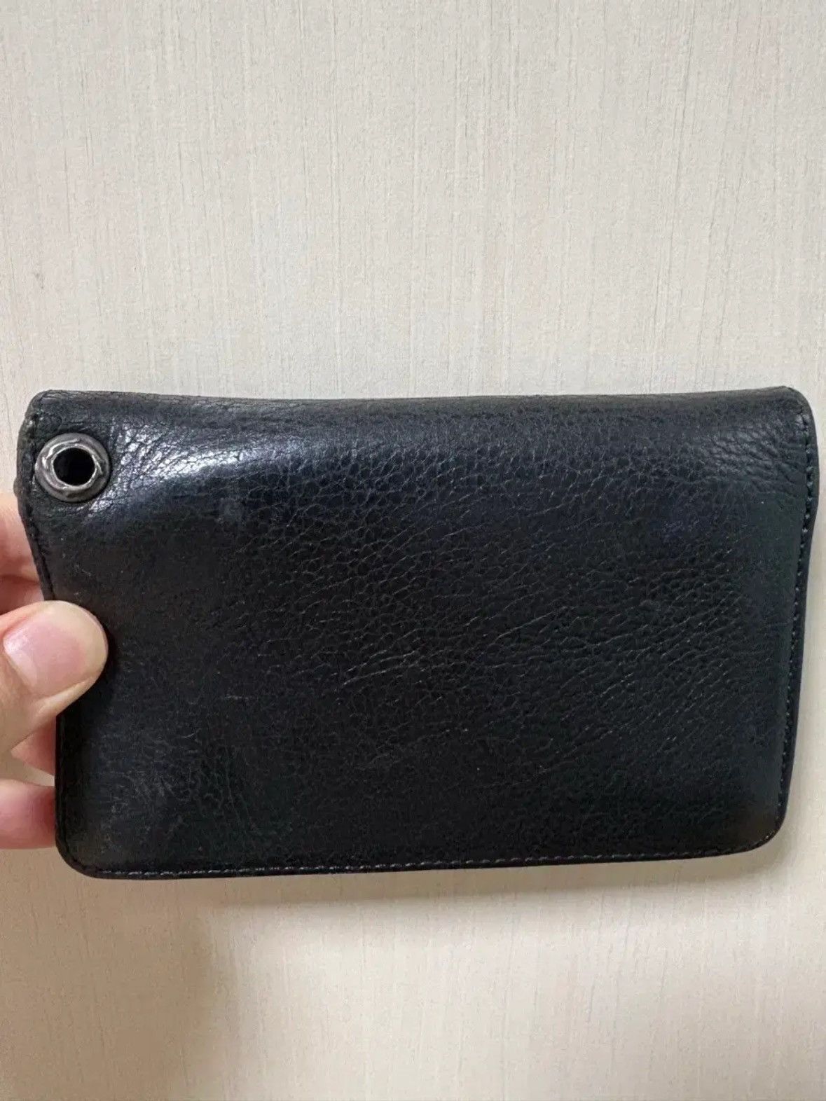 Chrome Hearts *rare*Blue Cross Leather Patch Wallet Size ONE SIZE - 2 Thumbnail