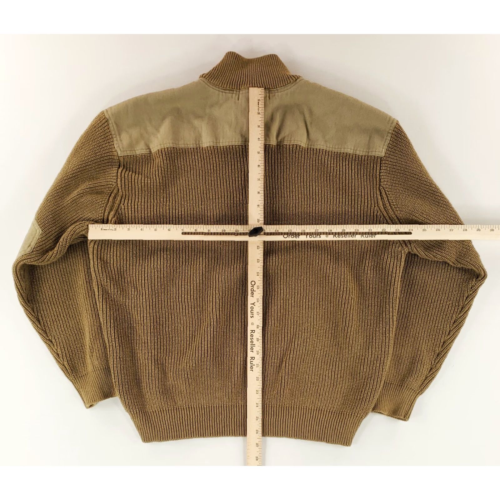 Orvis VINTAGE Orvis Sweater 90s Commando Cotton Brown Mens XL Pullover Size US XL / EU 56 / 4 - 7 Thumbnail