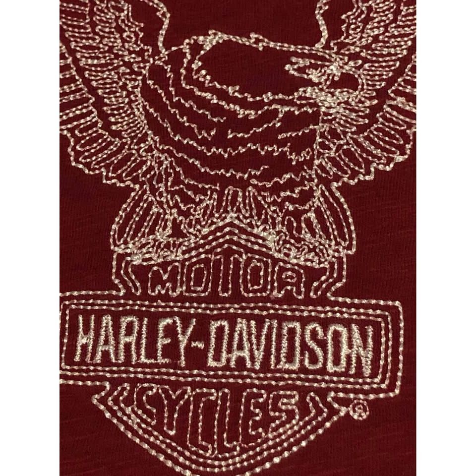 Harley Davidson Harley Davidson Shirt Large Women Embroidered Design Size L / US 10 / IT 46 - 5 Thumbnail