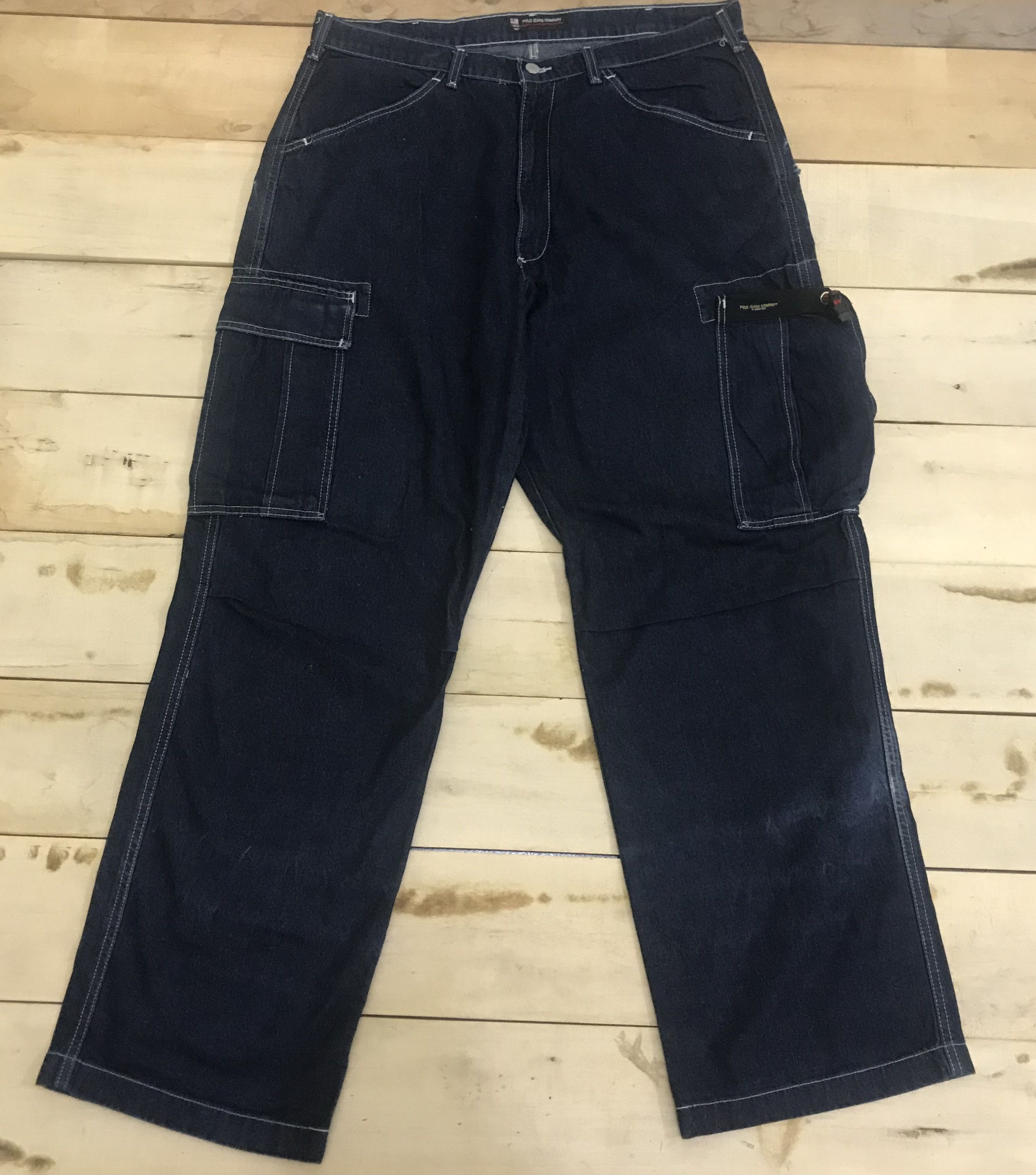 Polo Ralph Lauren X270 RL POLO JEANS RALPH LAUREN TACTICAL CARGO DENIM PANTS Size US 36 / EU 52 - 2 Thumbnail