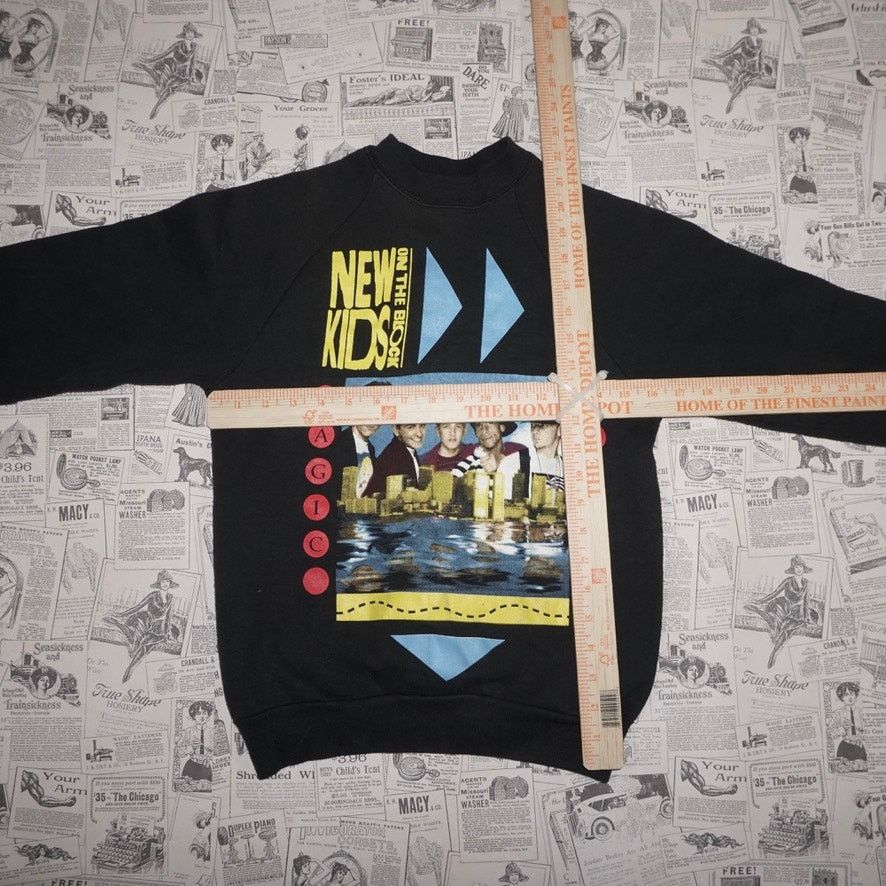 Vintage Large-Vintage Y2K new kids on the block magic 80s sweatshirt Size US L / EU 52-54 / 3 - 4 Thumbnail