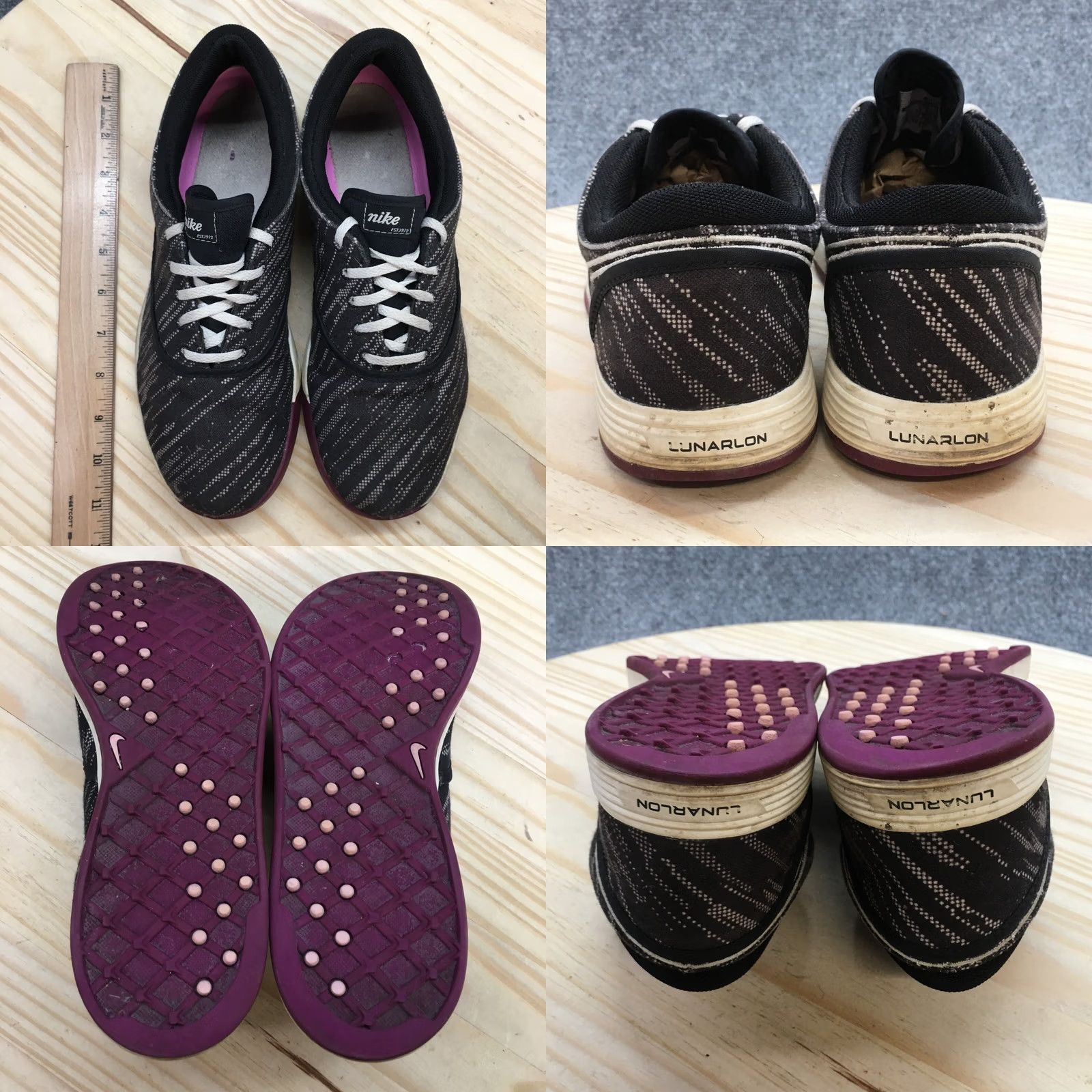 Nike Nike Lunar Duet Golf Sneakers Women's Black Round Toe Low Top 8 549593-002 Size M / US 6-8 / IT 42-44 - 8 Thumbnail