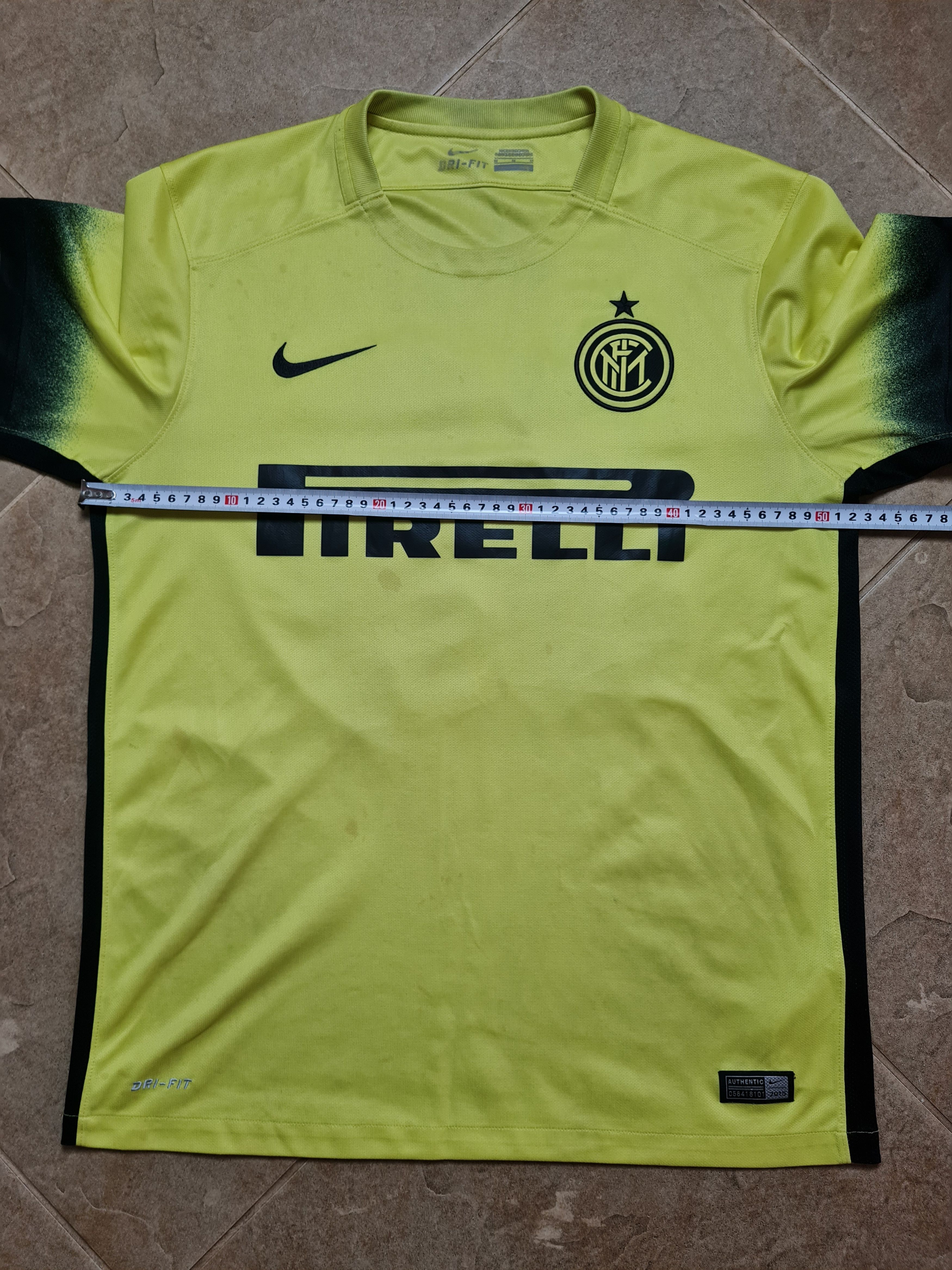 Nike Nike Inter Milan 2015-16 Third Shirt Jersey #55 NAGATOMO Size US M / EU 48-50 / 2 - 5 Thumbnail