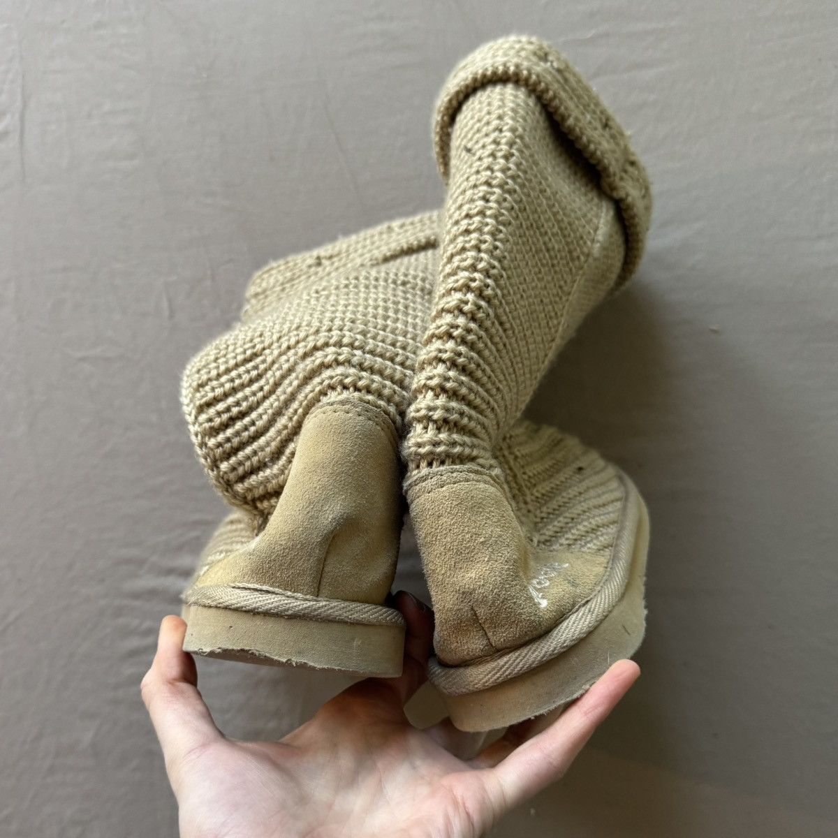 Other Groove Sweater Knit Convertible Boots Size US 8 / IT 38 - 10 Thumbnail