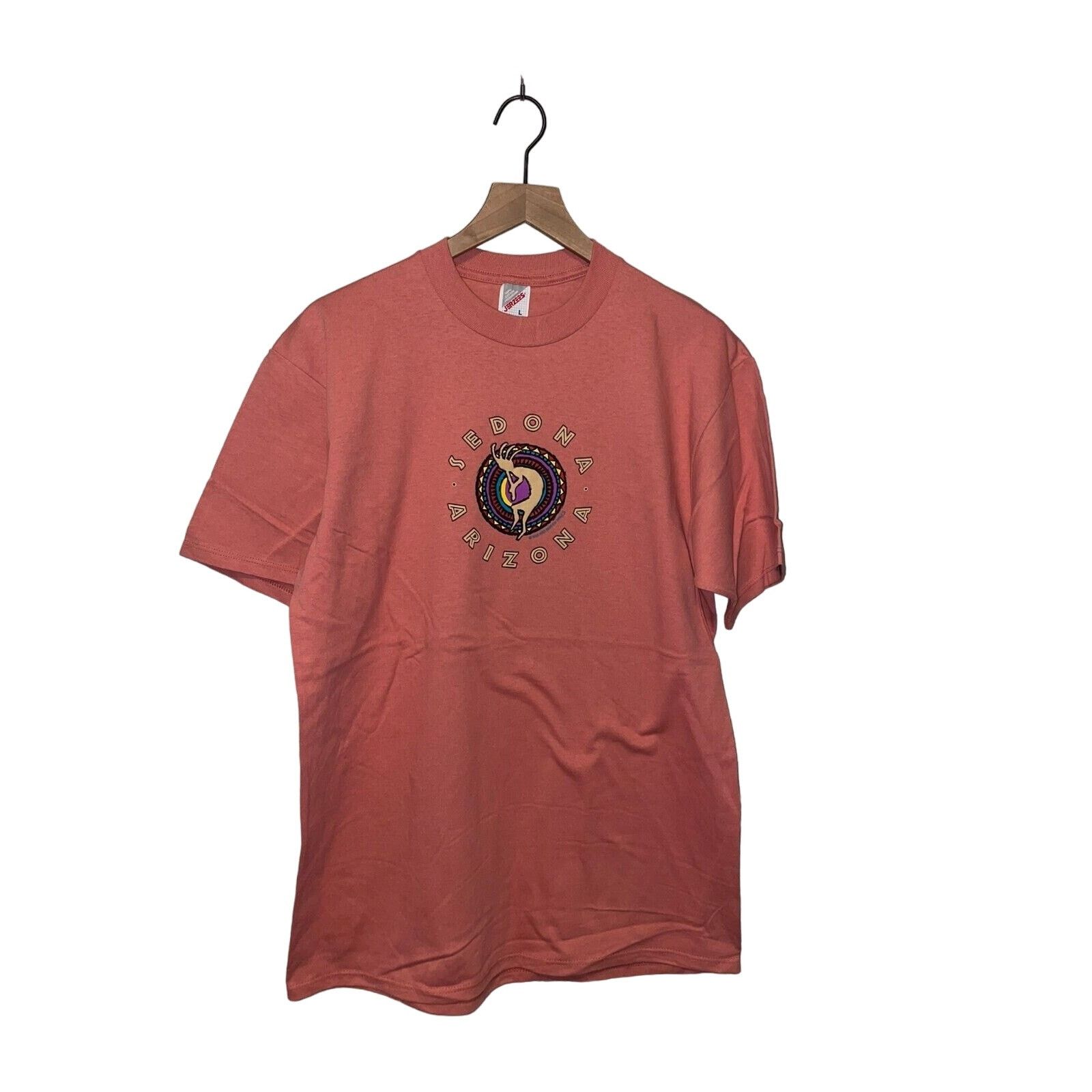 Jerzees Vintage Sedona Arizona Shirt Pink AZ Tee 90s VTG 1996 Large Size US L / EU 52-54 / 3 - 1 Thumbnail