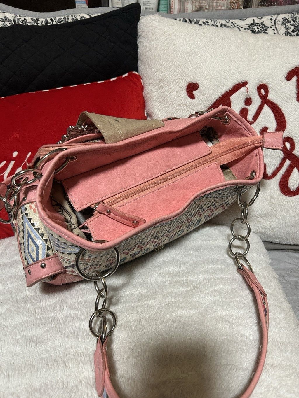Other Cowgirl Rhinestone Purse Trendy Conceal Carry Bag Size ONE SIZE - 6 Thumbnail
