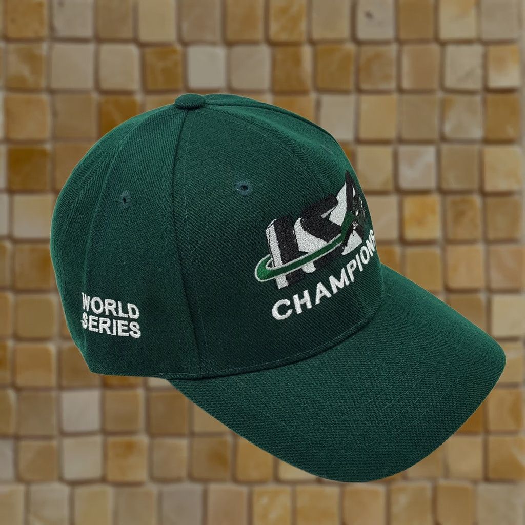 Champion VINTAGE ISA Champions Softball Snapback Hat Sports Association Baseball Cap Y2K Size ONE SIZE - 1 Thumbnail