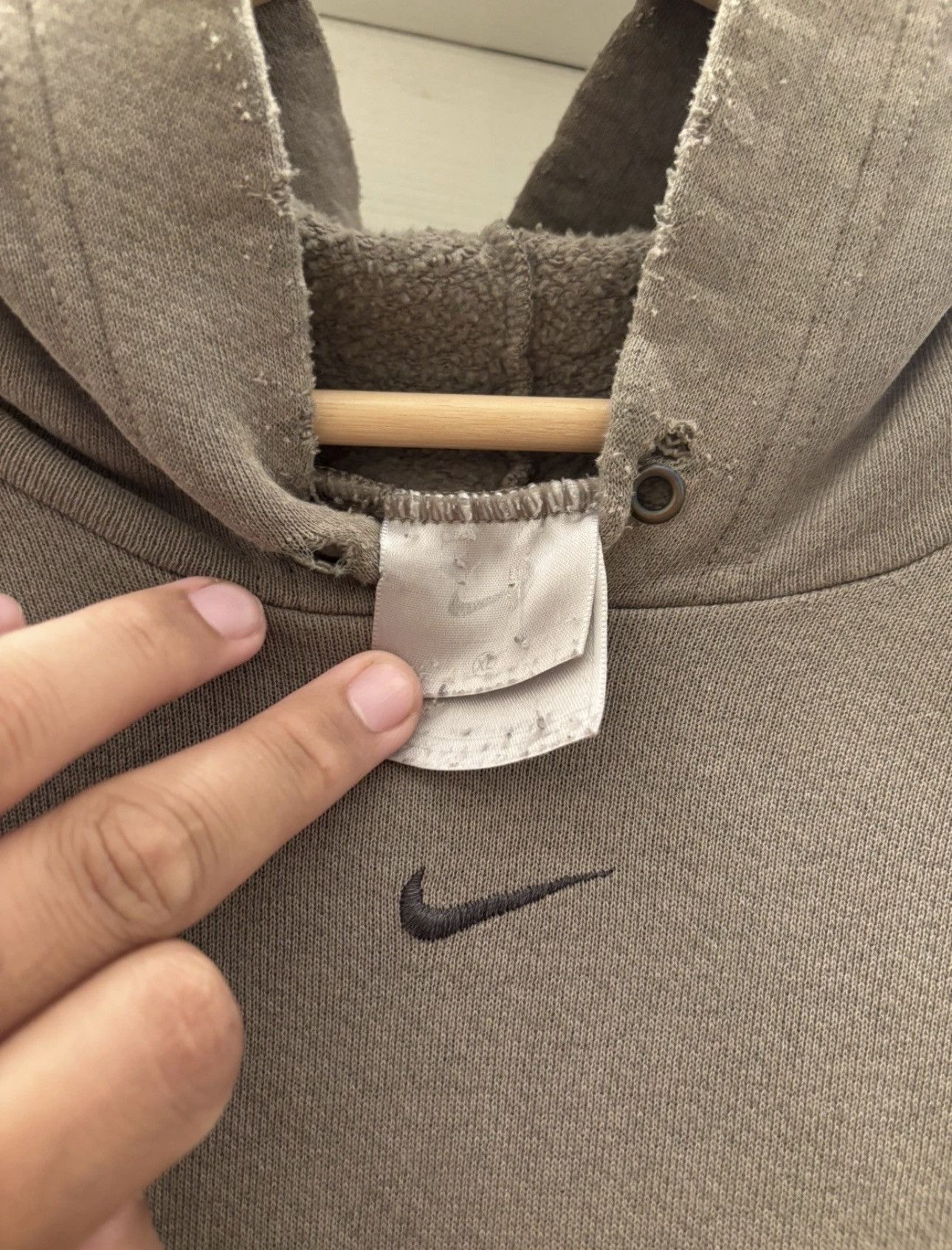 Nike Vintage Nike Center Swoosh Brown Travis Scott Size US XL / EU 56 / 4 - 2 Thumbnail