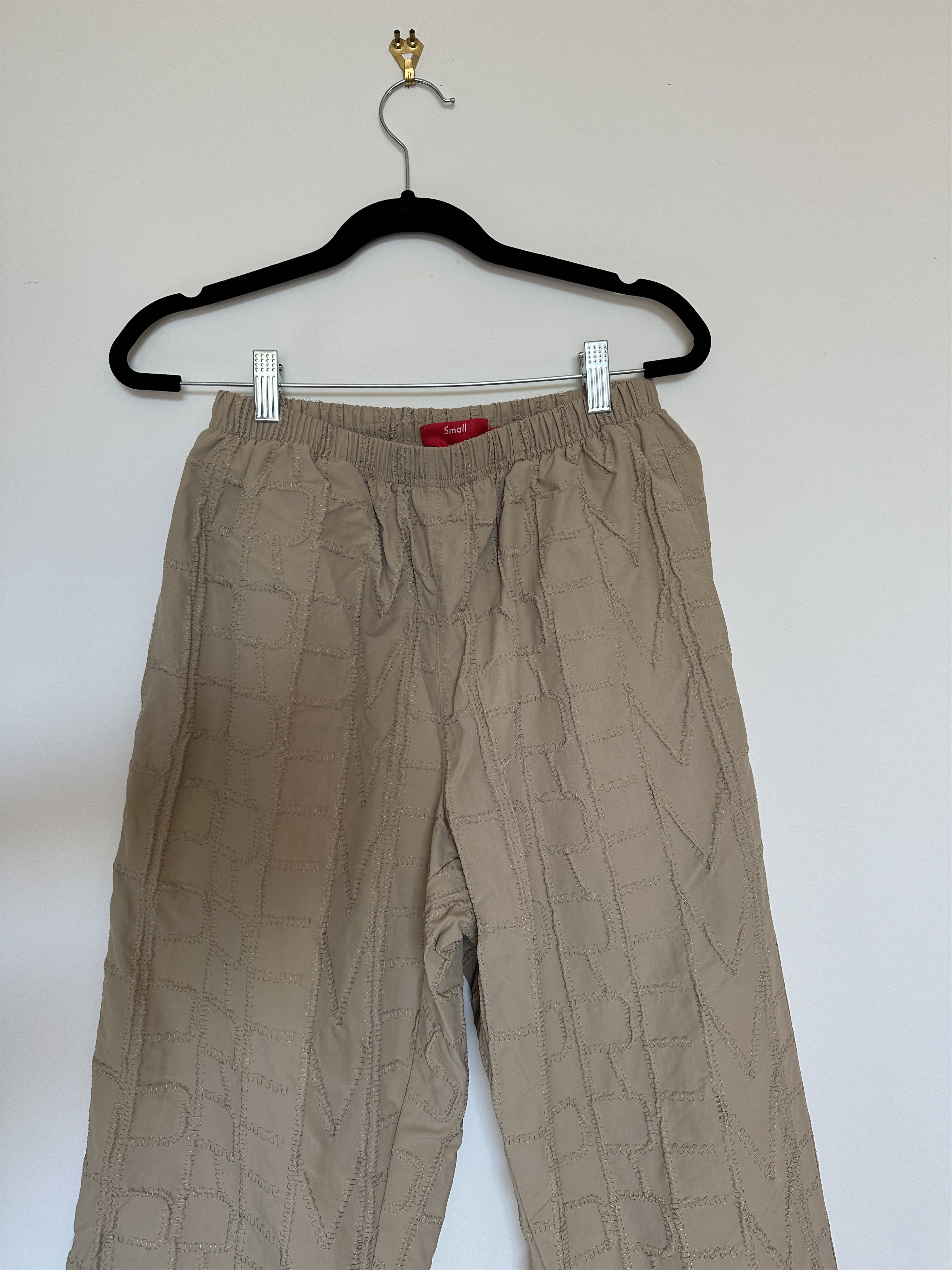 Supreme Supreme Wide Leg Logo Stitch Pants Size US 30 / EU 46 - 2 Thumbnail