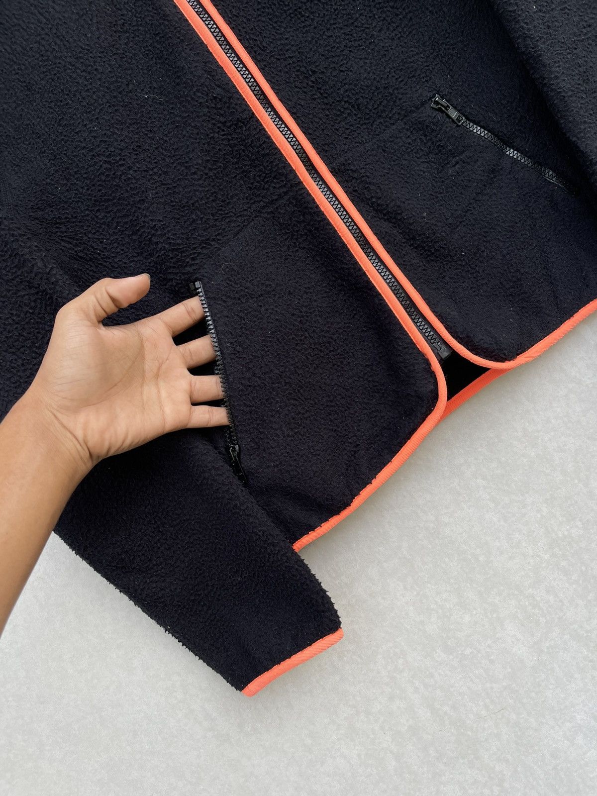 agnes b. 🔥Vintage Agnes B. Fleece Women's Jacket Zip Up Size M / US 6-8 / IT 42-44 - 6 Thumbnail