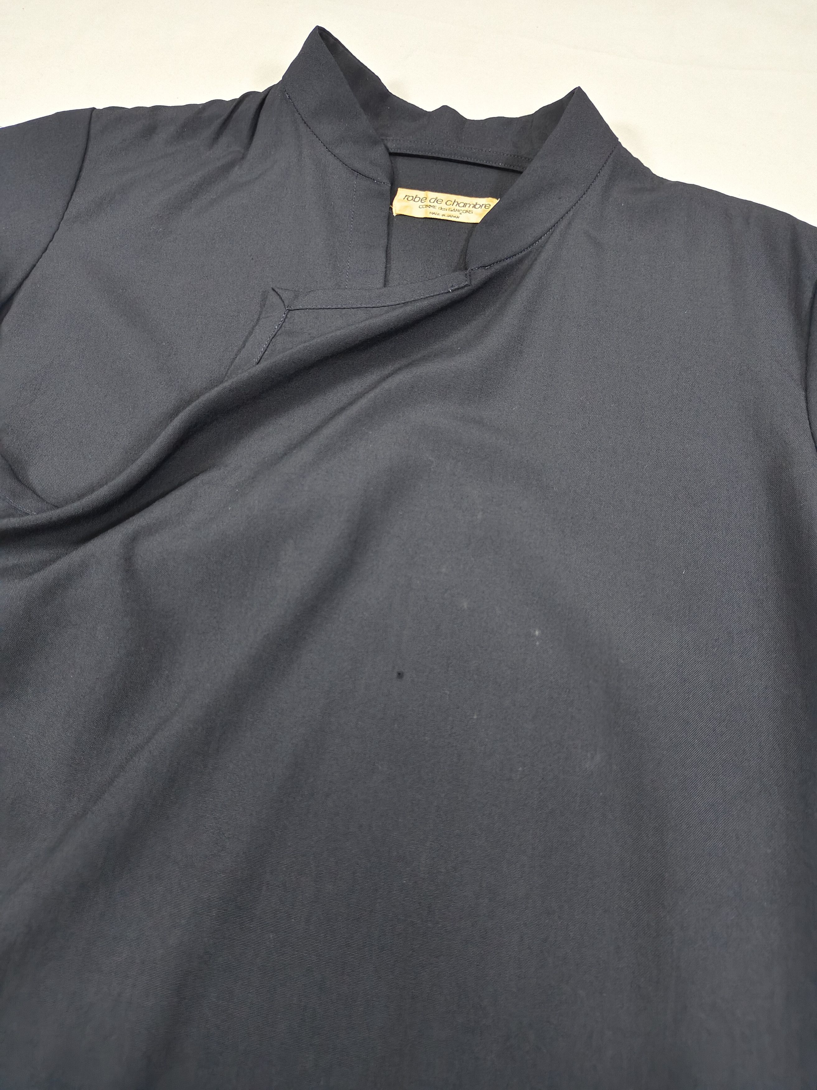 Comme des Garcons AD91 Robe de Chambre CDG Asymmetric Wrap Zip Wool Dress Size M / US 6-8 / IT 42-44 - 8 Thumbnail
