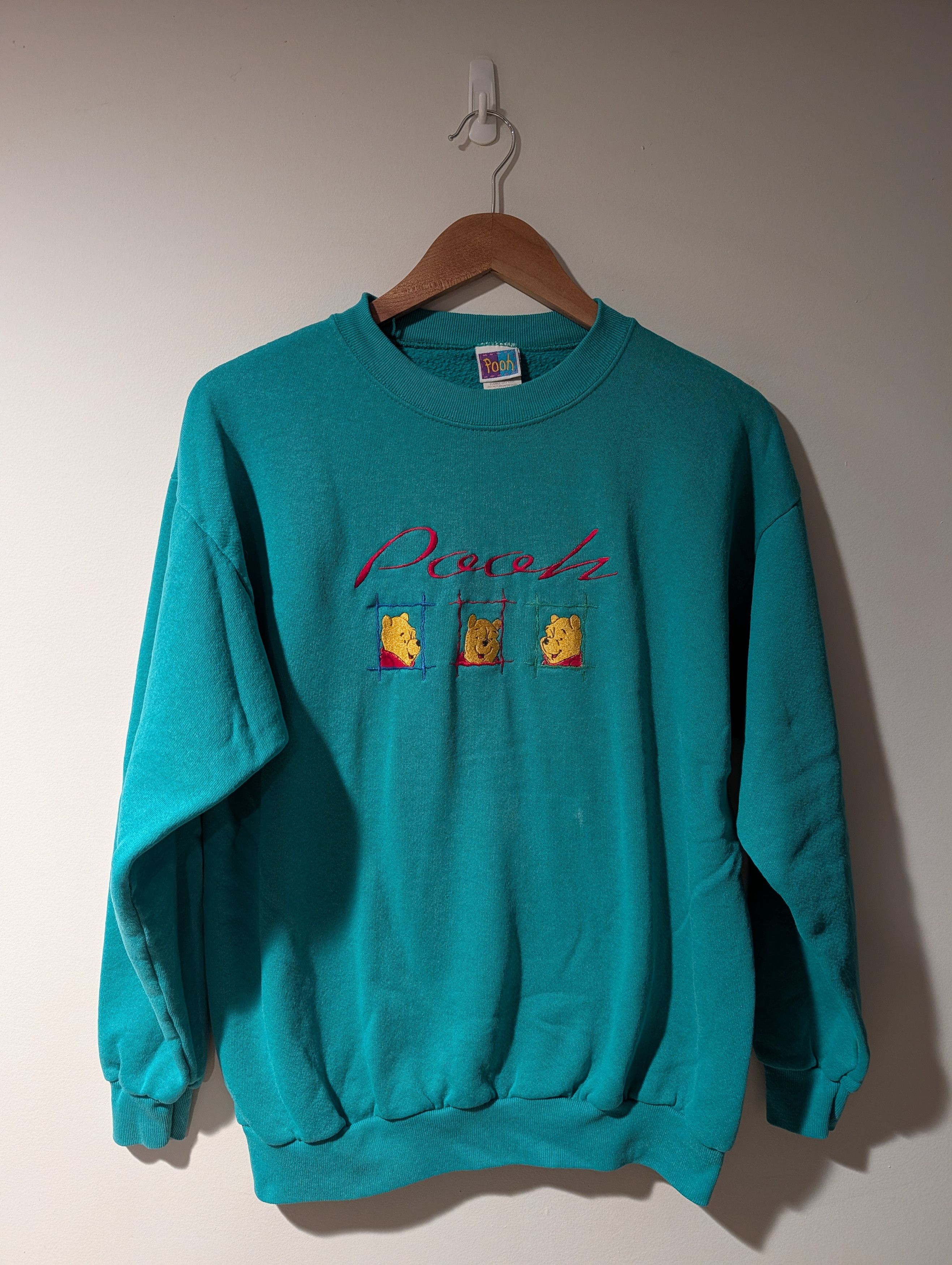 Disney Vintage 90s Winnie The Pooh Sweatshirt Disney World Size M / US 6-8 / IT 42-44 - 1 Thumbnail