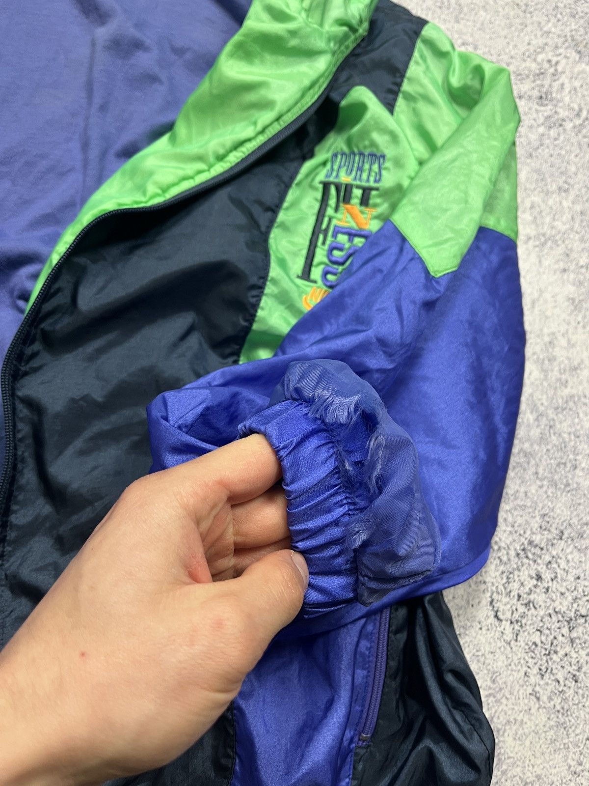 Nike × Vintage Nike Swoosh Y2k 90s Oversized Nylon Retro Track Jacket Size US M / EU 48-50 / 2 - 8 Thumbnail