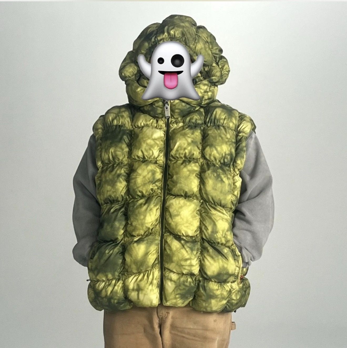 Diesel Diesel Ralle Padded Green Vest Jacket with Hood Size US XL / EU 56 / 4 - 3 Thumbnail