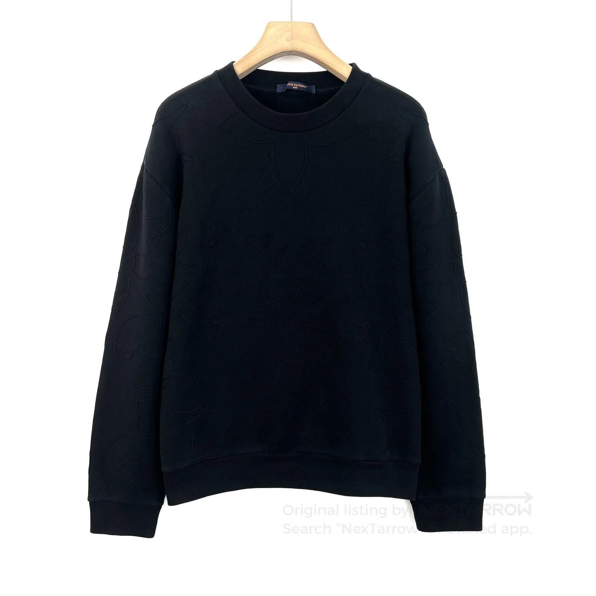 Louis Vuitton Louis Vuitton Black Monogram Knit Sweater. Size US L / EU 52-54 / 3 - 1 Thumbnail