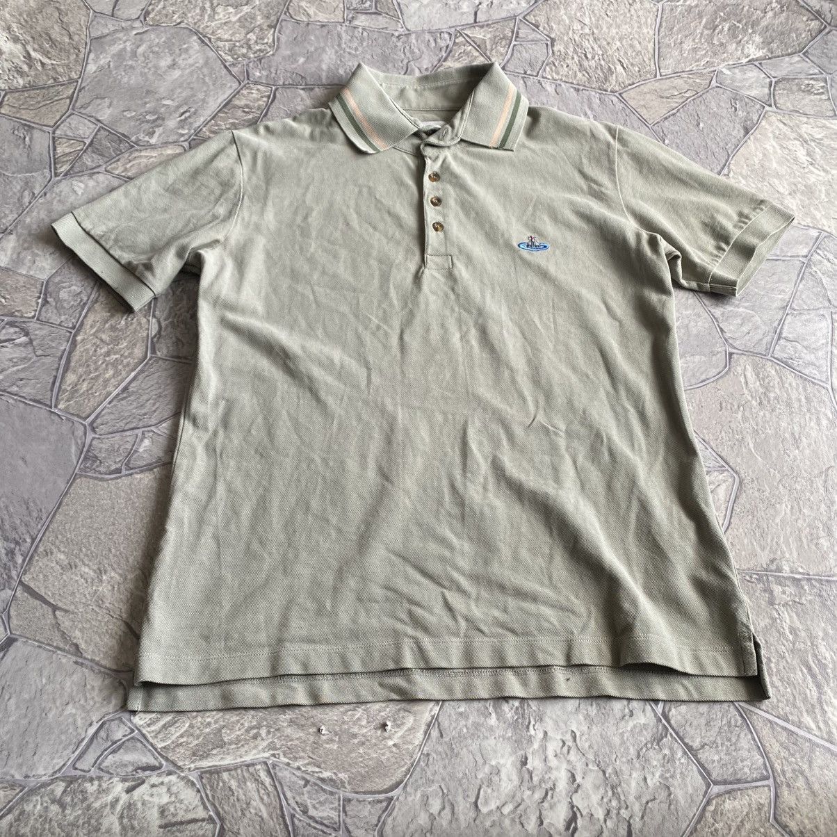 Vivienne Westwood Vivienne Westwood Polo T-Shirt Orb Logo Luxury Size US L / EU 52-54 / 3 - 4 Thumbnail