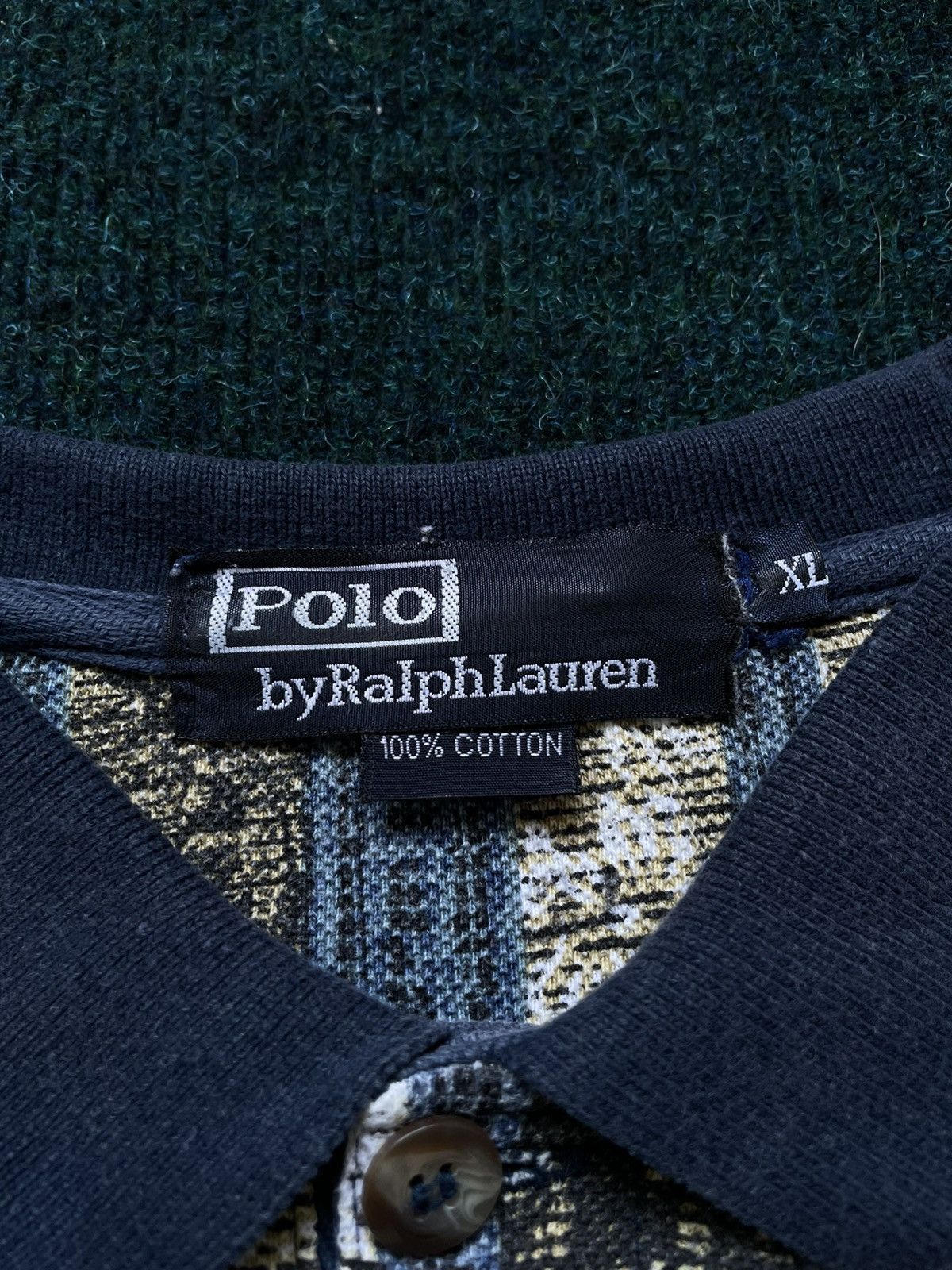 Polo Ralph Lauren × Vintage POLO RALPH LAUREN Rare VTG Tribal Southwestern Striped 90s Size US XL / EU 56 / 4 - 5 Thumbnail