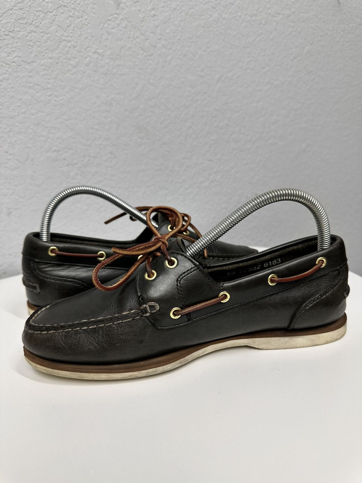 Timberland Vintage Loafers Timberland Shoes Leather Brown Guidi AS 98 Size US 8 / EU 41 - 10 Thumbnail