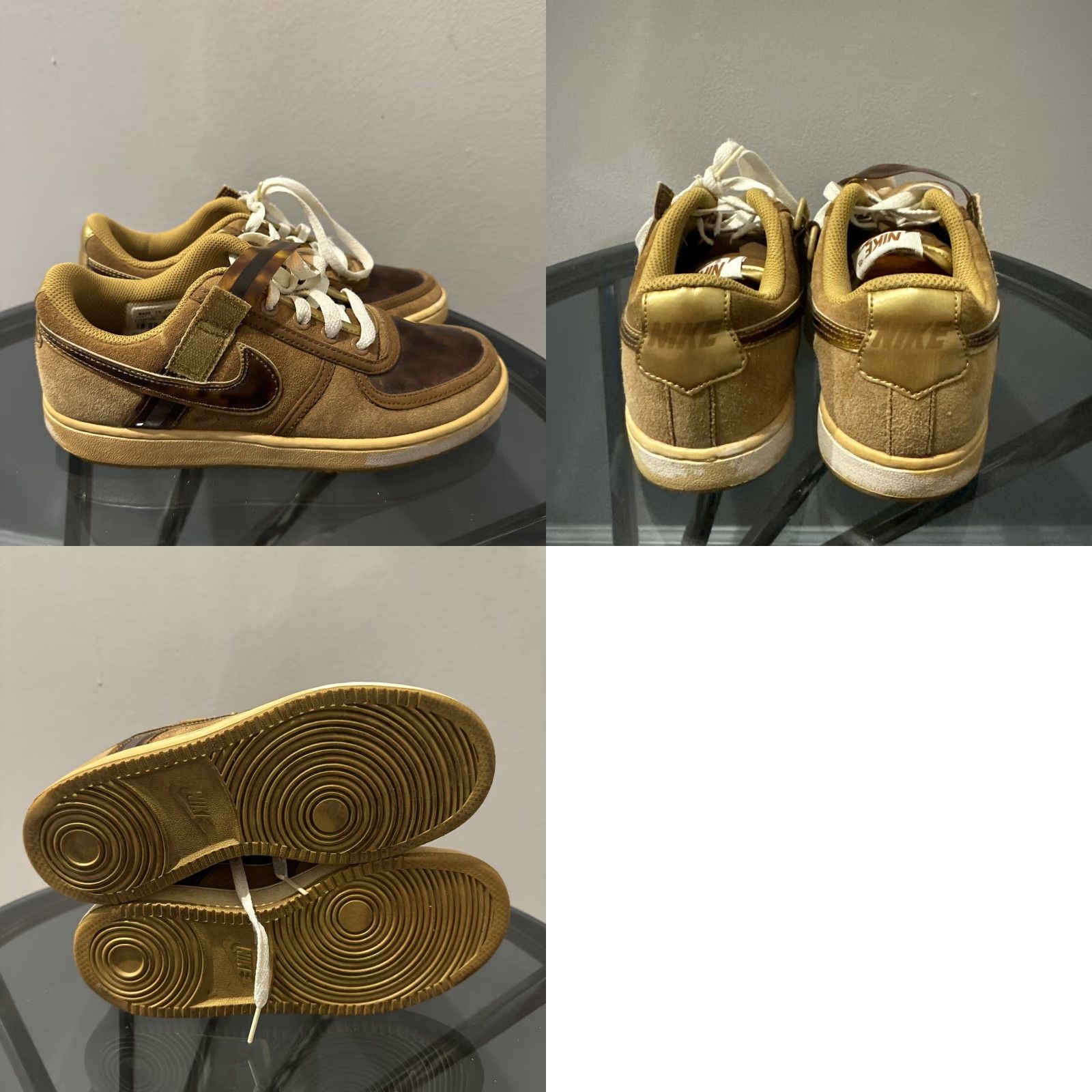 Nike **VINTAGE Rare Nike Vandal Low Brown Gold Womens Size 7** User: Vintage Rare Nike Vandal Low Brown Gold Womens Size 7 Size US 7 / IT 37 - 8 Thumbnail
