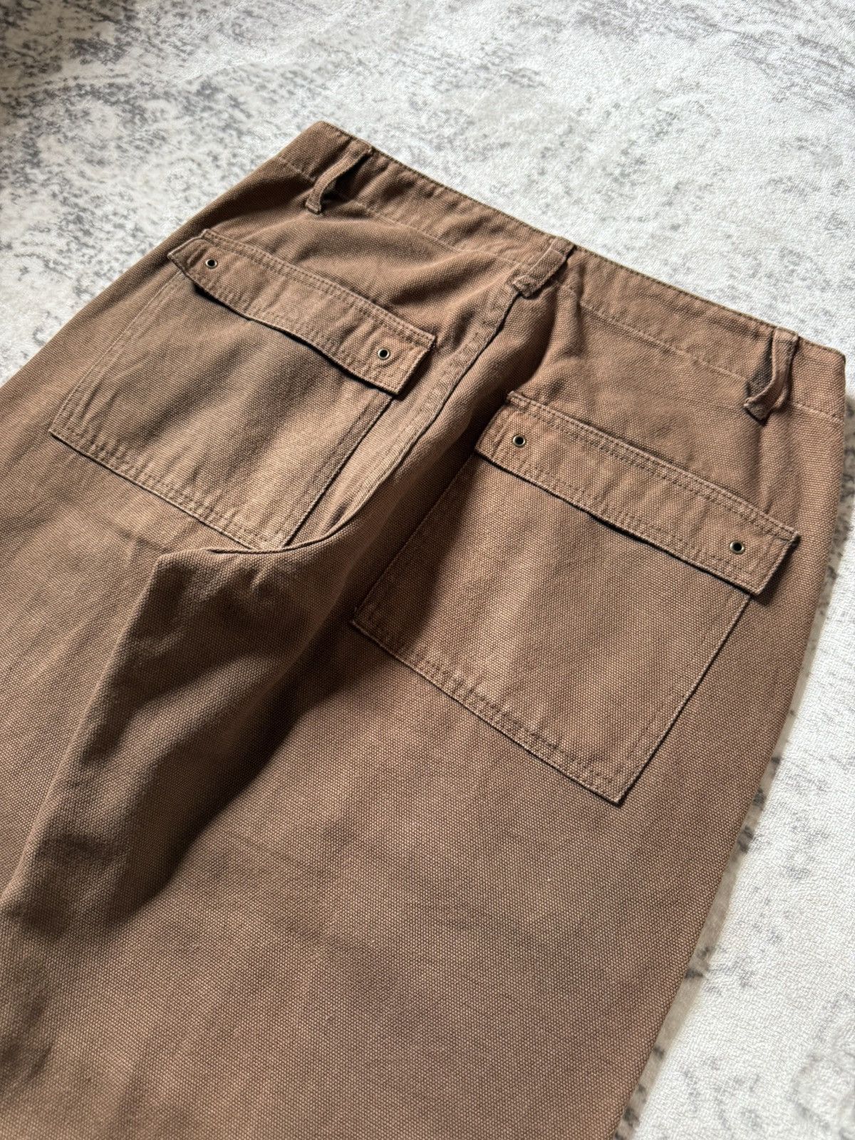 Japanese Brand Amore Puro Japan Deconstructed Heavy Cargo Baggy Pants Size US 29 - 17 Thumbnail