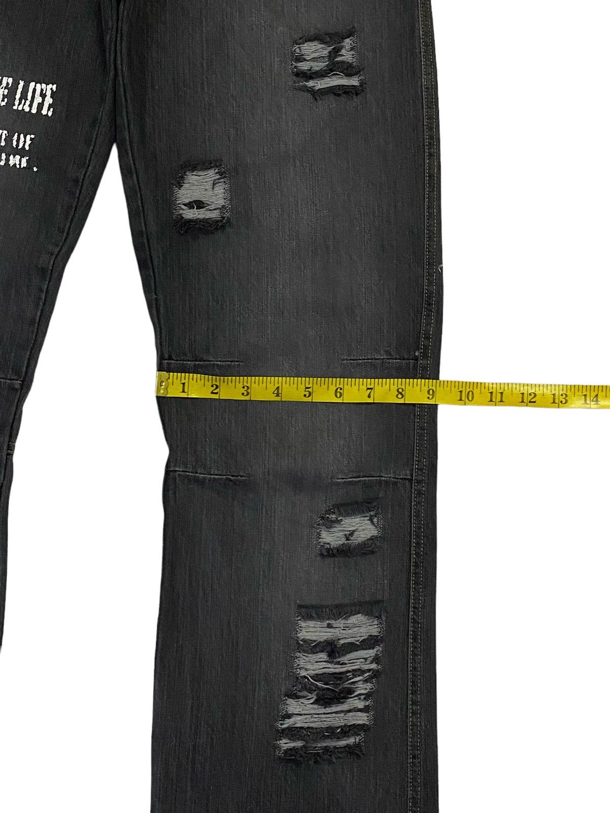 Japanese Brand Sex Pot Revenge Distressed Denim Pants Size US 32 / EU 48 - 9 Thumbnail