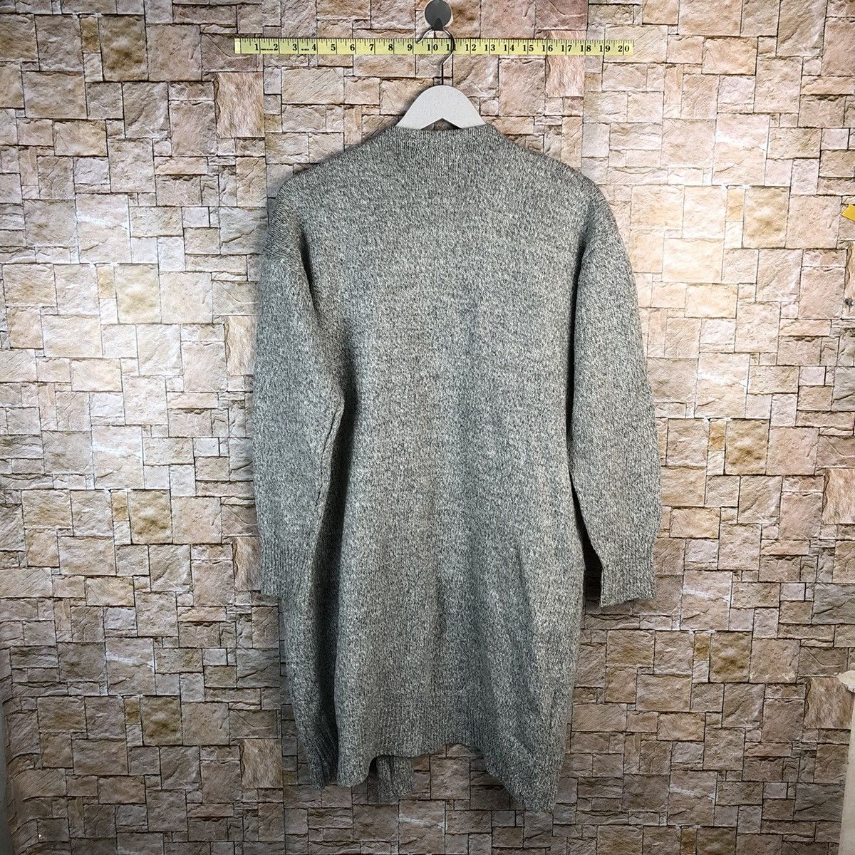 Japanese Brand Spray Premium Grey Cardigan Knitwear #A1205 Size US L / EU 52-54 / 3 - 12 Thumbnail