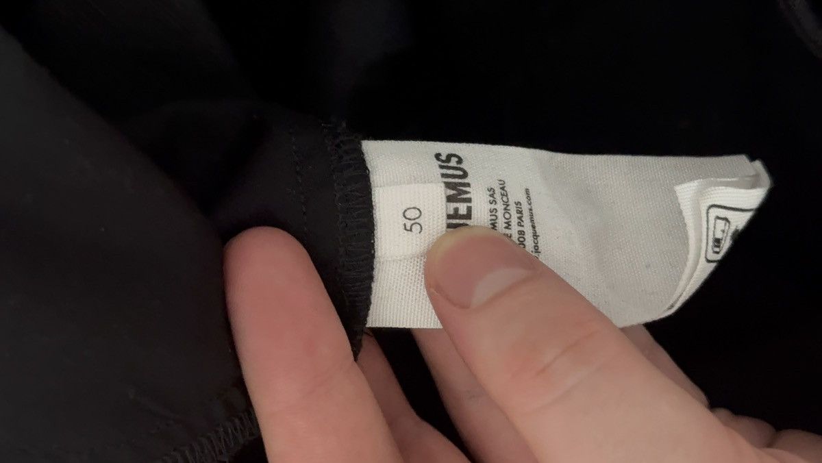 Jacquemus ✅ JACQUEMUS Black Nylon Cargo Pants Jeans 50 Size US 34 / EU 50 - 10 Thumbnail