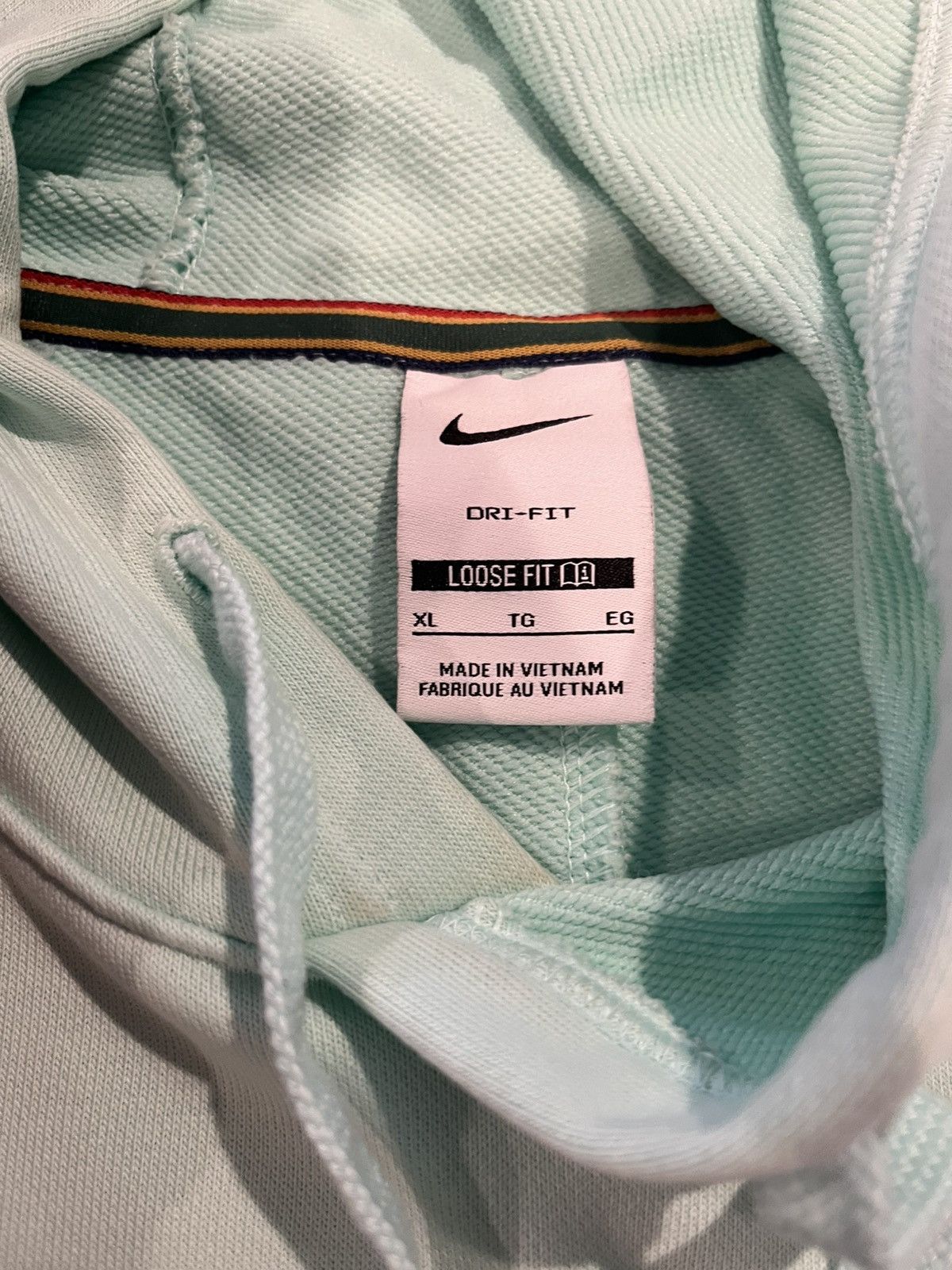 Nike Nike Court hoodie light blue Size US XL / EU 56 / 4 - 4 Thumbnail