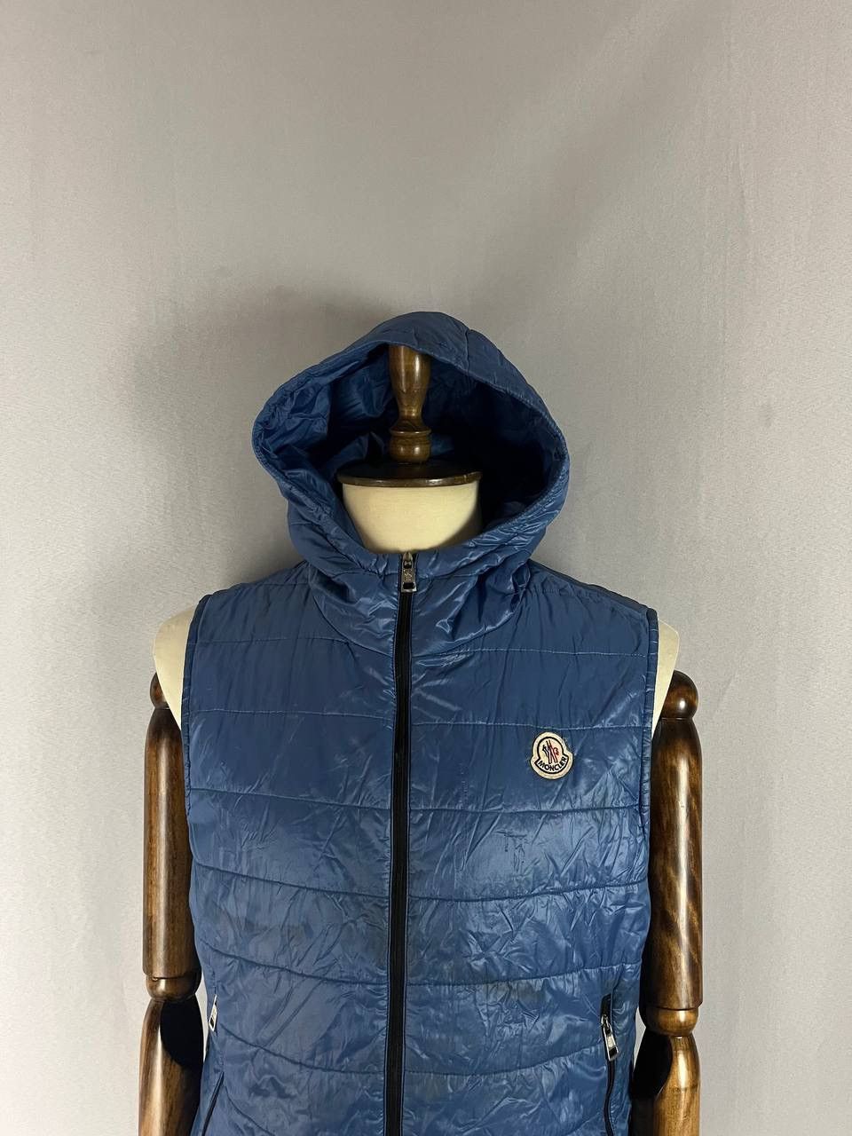 Moncler Moncler Grenoble Vest Blue Size US XL / EU 56 / 4 - 2 Thumbnail