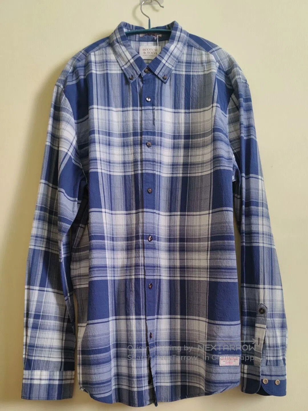 Scotch & Soda Scotch & Soda Blue Plaid Shirt. Size US M / EU 48-50 / 2 - 1 Thumbnail