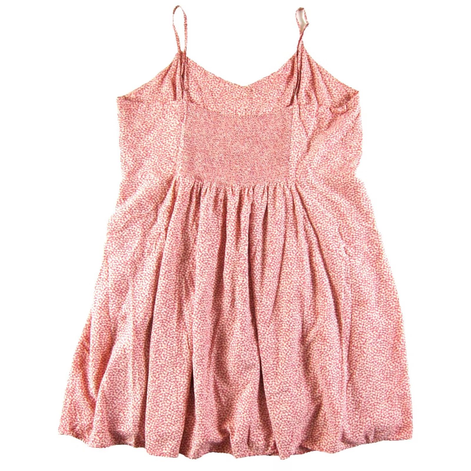 Old Navy GAP Pink Floral Spaghetti Strap Short Tank Slip Sun Dress Size 20 Rayon Womens Size 42" / US 20 - 2 Thumbnail
