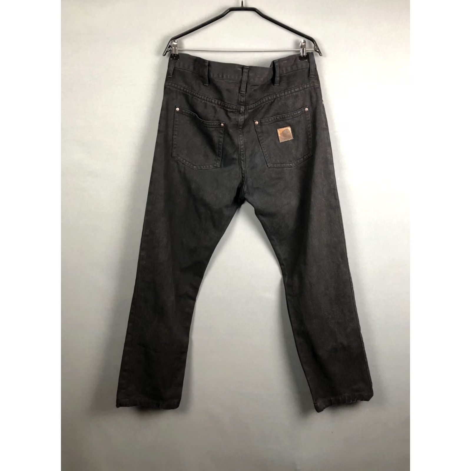 Carhartt Carhartt Jeans Men's Size W34 L34 Black Cotton Classic Straight Rise 30.9" Inseam Regular Fit Denim Straight Jeans Mens Black Cotton Carhartt Size US 34 / EU 50 - 2 Thumbnail