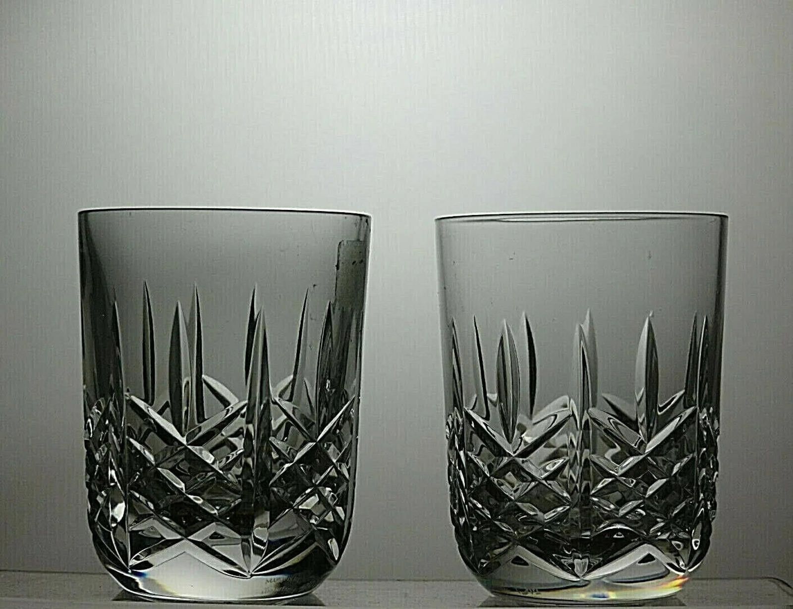 Other Pair Waterford Marquis Crystal Cut Whisky Tumblers Signed Size ONE SIZE - 2 Thumbnail