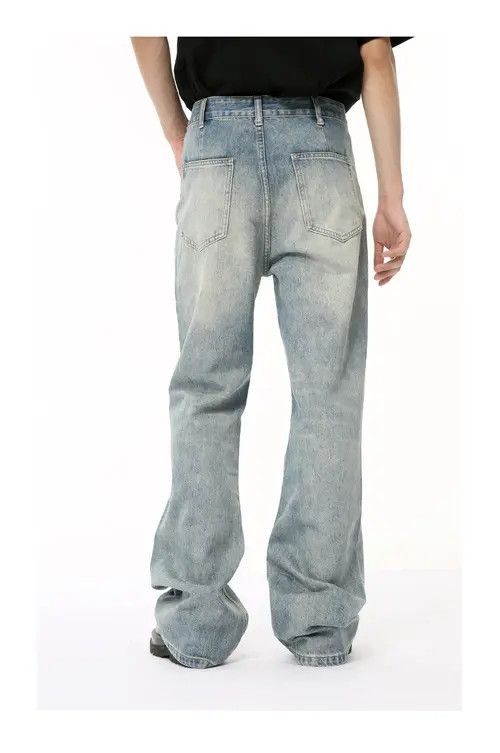 Other Light blue washed patchwork flared jeans trend Size US 32 / EU 48 - 5 Thumbnail