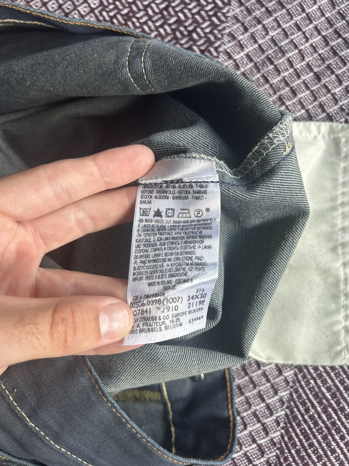 Levi's Vintage Levis 506 Standart Jeans Washed Streetwear Size 34 Size US 34 / EU 50 - 13 Thumbnail