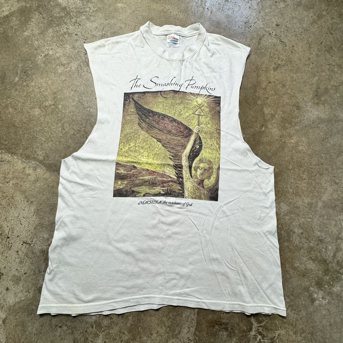 image of Band Tees x Vintage Smashing Pumpkins in White, Men's (Size 2XL)