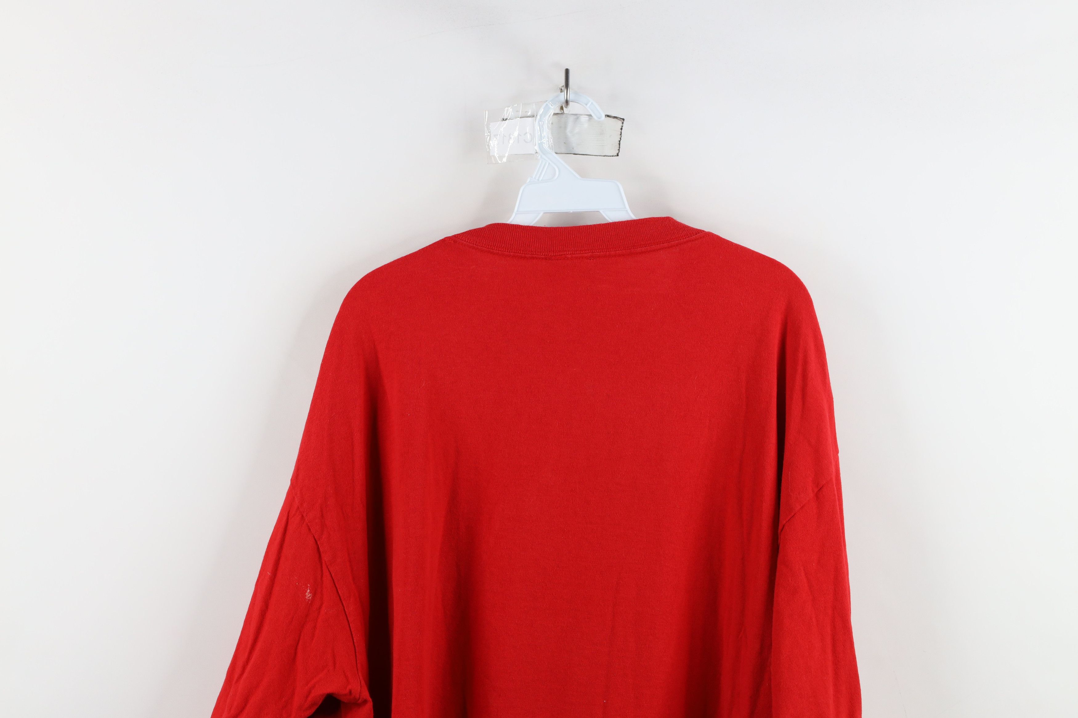 Vintage Vintage 90s Ohio State University Long Sleeve T-Shirt Red Size US XL / EU 56 / 4 - 13 Thumbnail