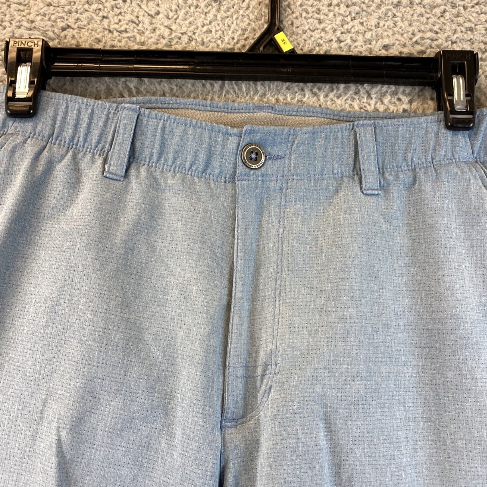 Under Armour Under Armour Shorts Mens 36 Blue Casual Golf Chino Shorts UA 48-39 Regular Waist Inseam 10 in Sliding Slash Pockets Size US 36 / EU 52 - 4 Thumbnail