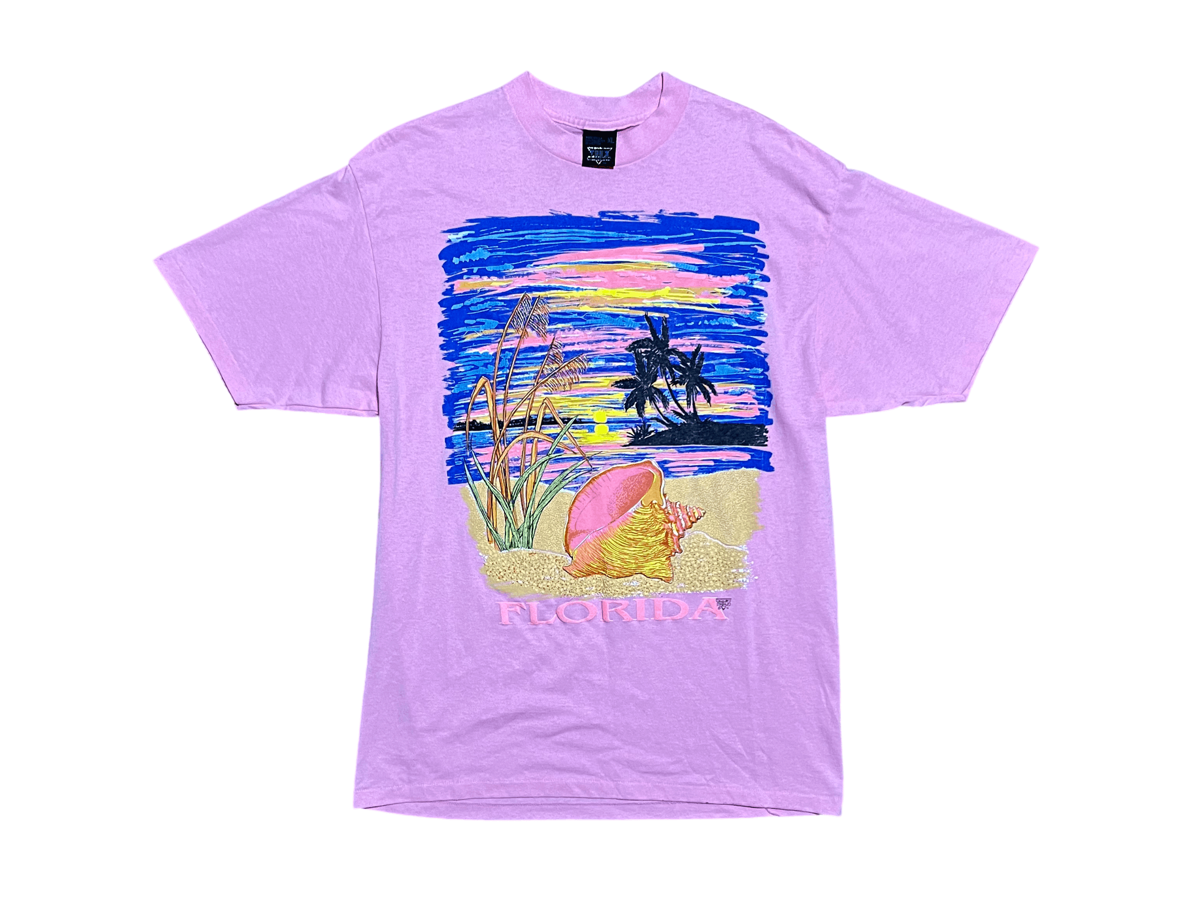 Other Florida Single Stitch 1980s Vintage Raised Print T-Shirt Size US XL / EU 56 / 4 - 1 Thumbnail