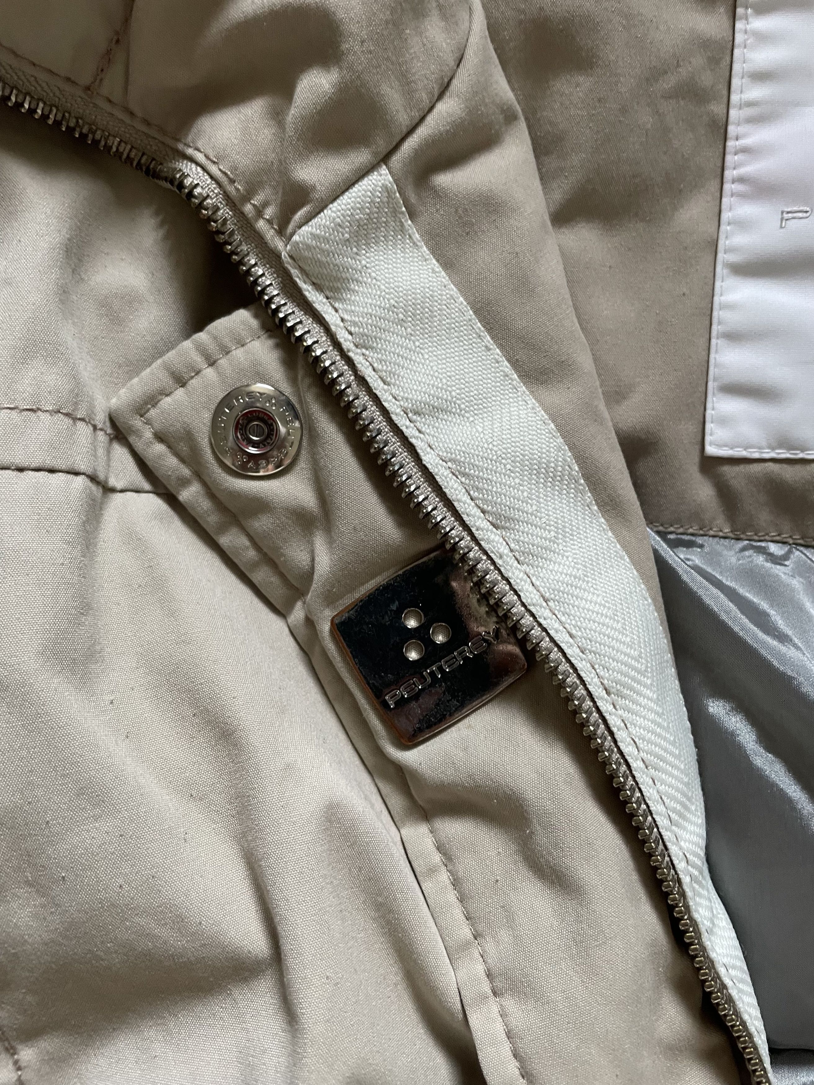 Peuterey Peuterey Beige Belted Hooded Puffer Jacket Size M / US 6-8 / IT 42-44 - 5 Thumbnail