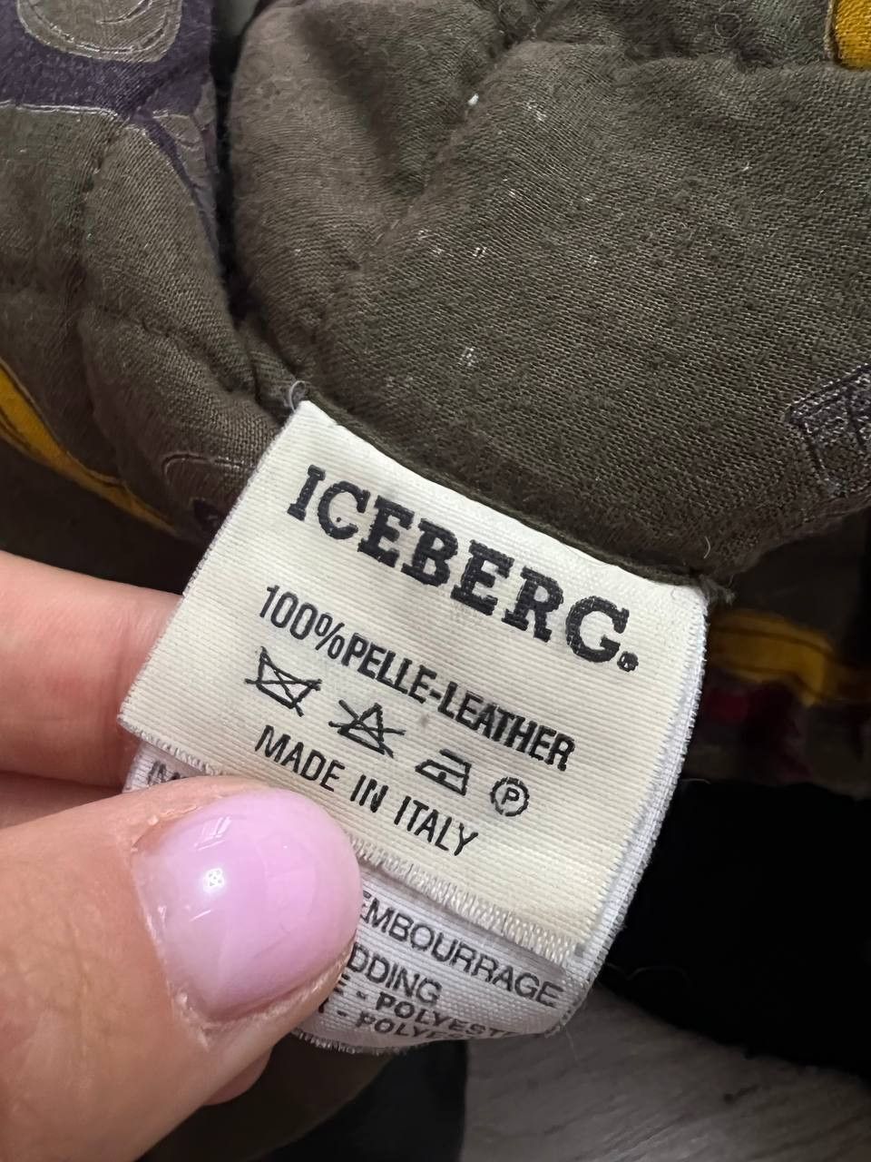 Iceberg Iceberg Vintage Leather Bomber Jacket Insulated Motorcycle Size US M / EU 48-50 / 2 - 9 Thumbnail